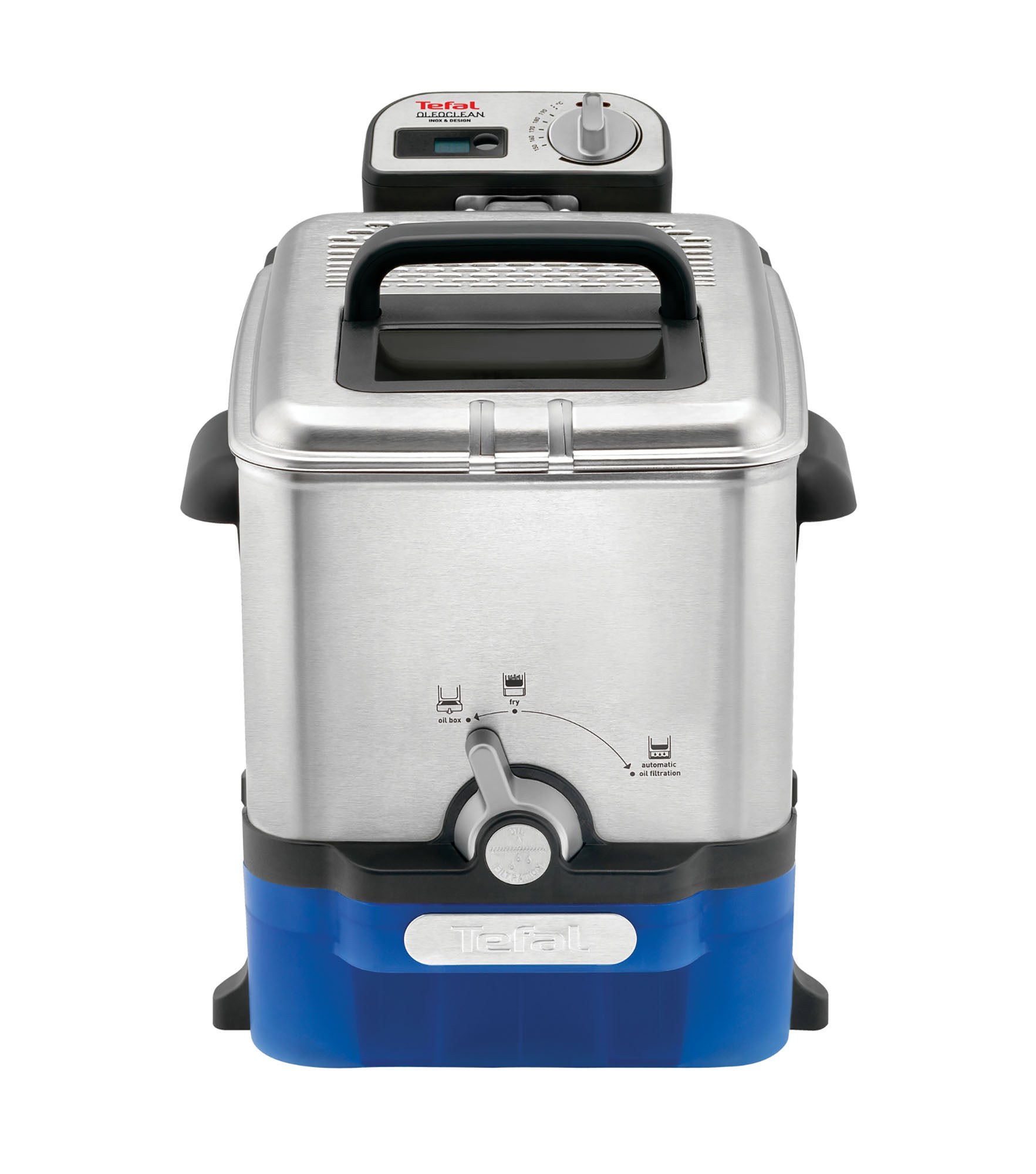 Tefal Oleoclean Pro FR8040 Deep Fryer - 3.5L Oil Capacity, Thermostat Control, Easy Clean - Perfect for Home Kitchen, Restaurants & Fast Food Businesses