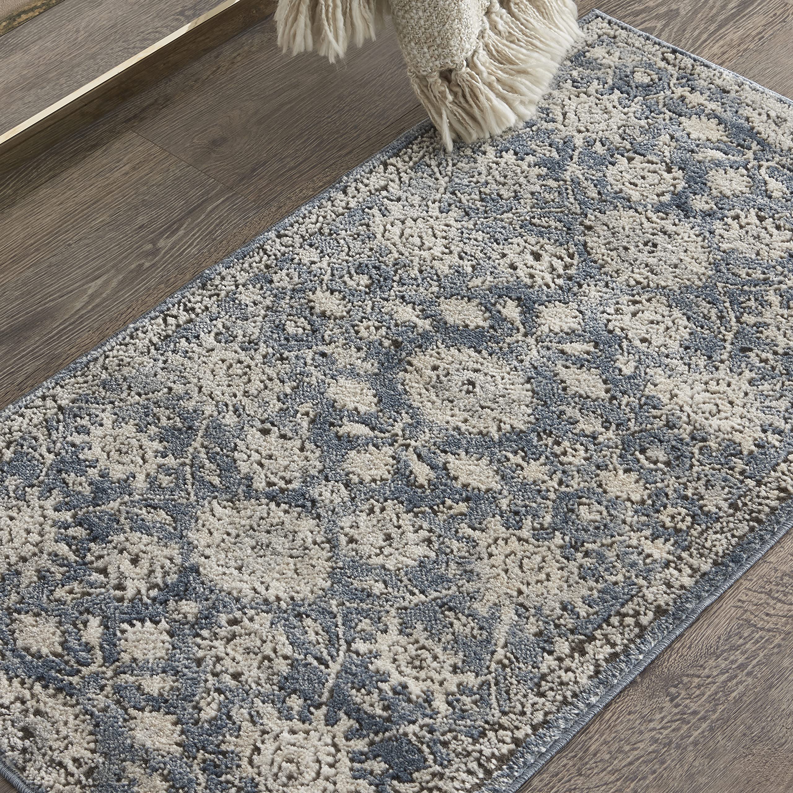 Nourison Concerto Traditional Blue/Beige 2'2