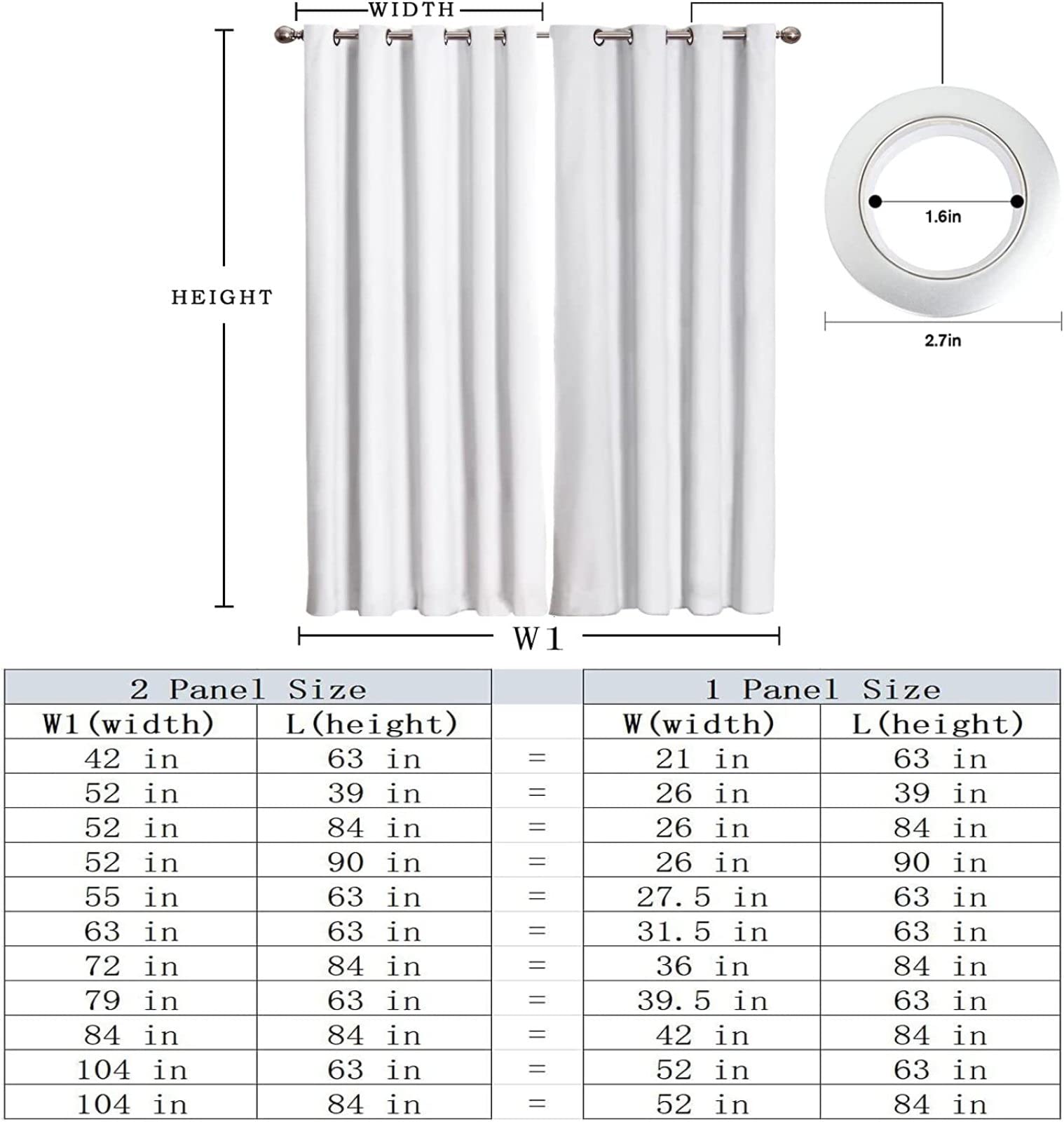 Modern 3D Printed Beach Seascape Blackout Curtains - Blue Ocean Landscape Thermal Insulated Window Drapes with Grommet Top, Soundproof & Energy Efficient for Living Room, Bedroom & Office (104
