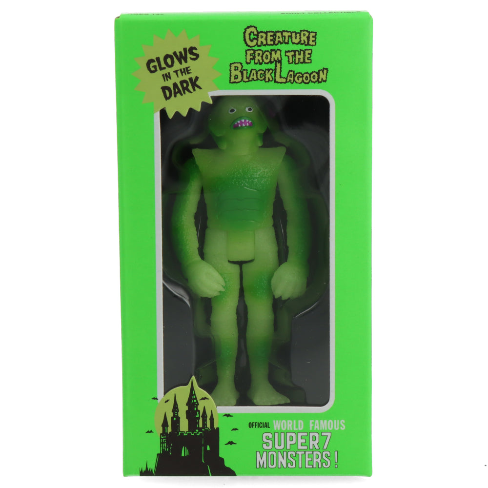 Universal Monsters Super Creature Glow ReAction Figure - Creature from the Black Lagoon Collectible for Horror Fans & Movie Memorabilia Enthusiasts - Perfect for Display, Gifts, and Halloween Decor