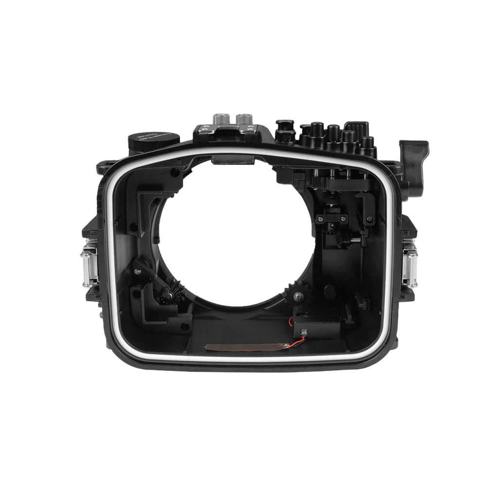 Sea Frogs Sony FX3 40M/130FT Underwater Housing with 4 Glass Flat Port for Sony FE PZ 16-35mm f/4 G Lens - Perfect for Scuba Diving, Snorkeling & Underwater Videography