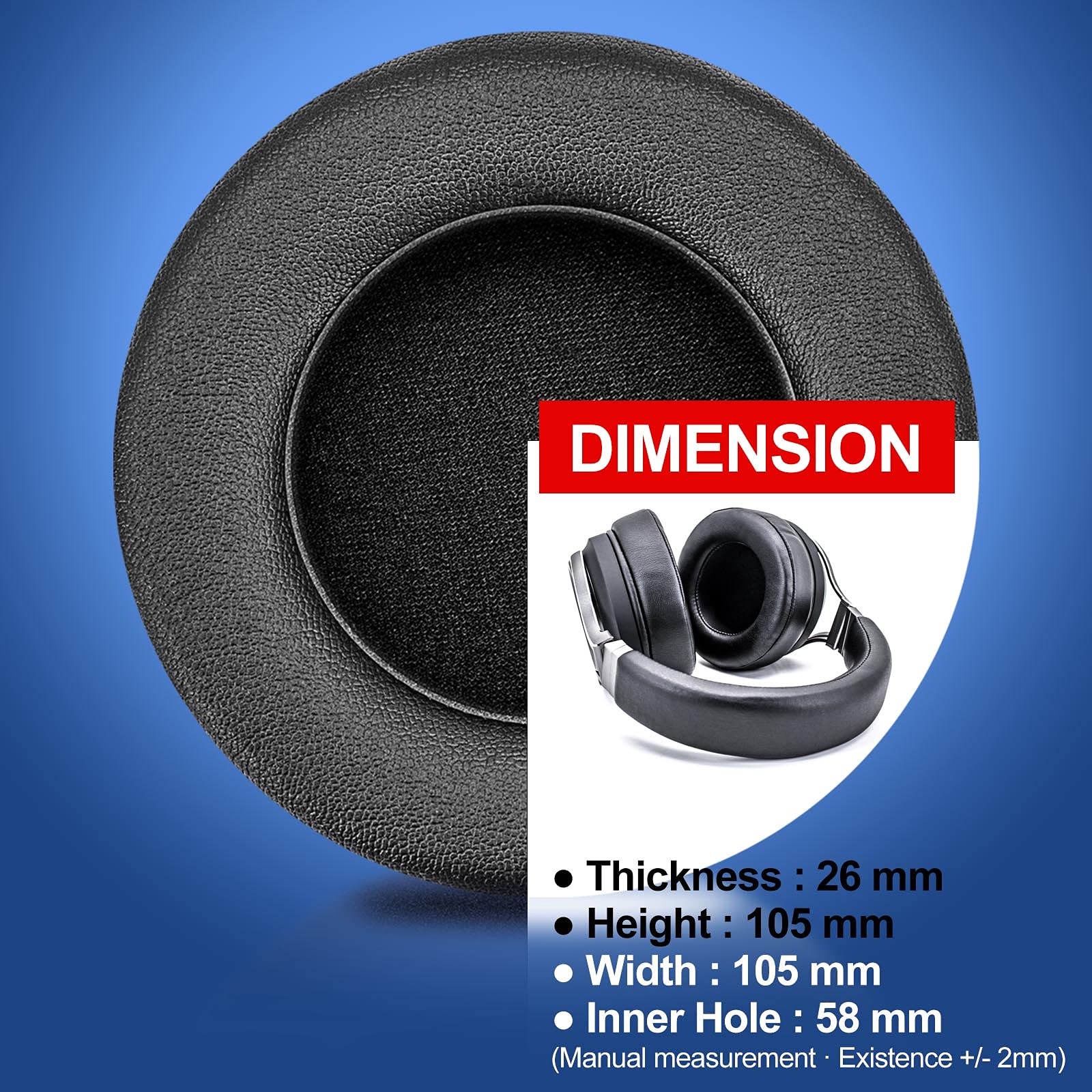 Premium Replacement Ear Pads for Corsair Virtuoso XT/RGB Wireless SE Headset - Ultra Soft Memory Foam, Enhanced Comfort & Durability (Black) - Perfect for Gaming, Music & Long Wear Sessions