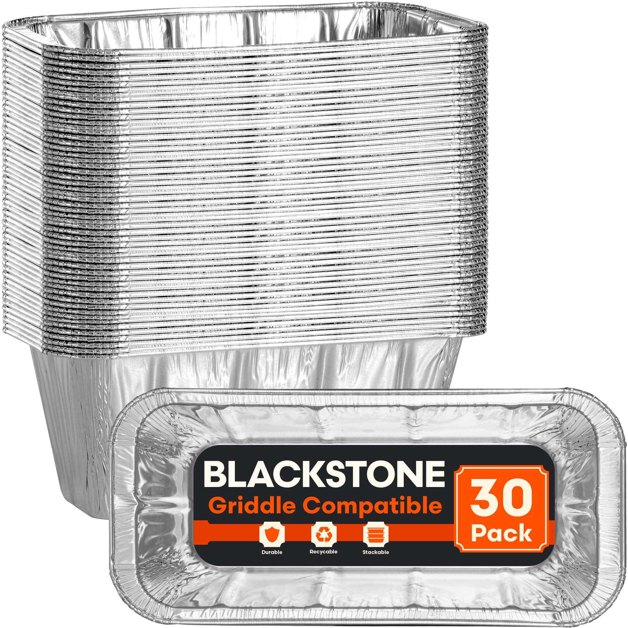 30-Pack Blackstone Griddle Grease Cup Liners - 8
