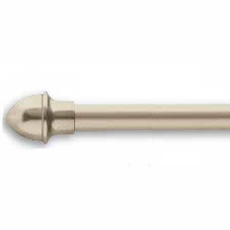 Graber 7/16 Inch Traditional Cafe Curtain Rods - Perfect for Kitchen Windows, French Doors & Small Spaces