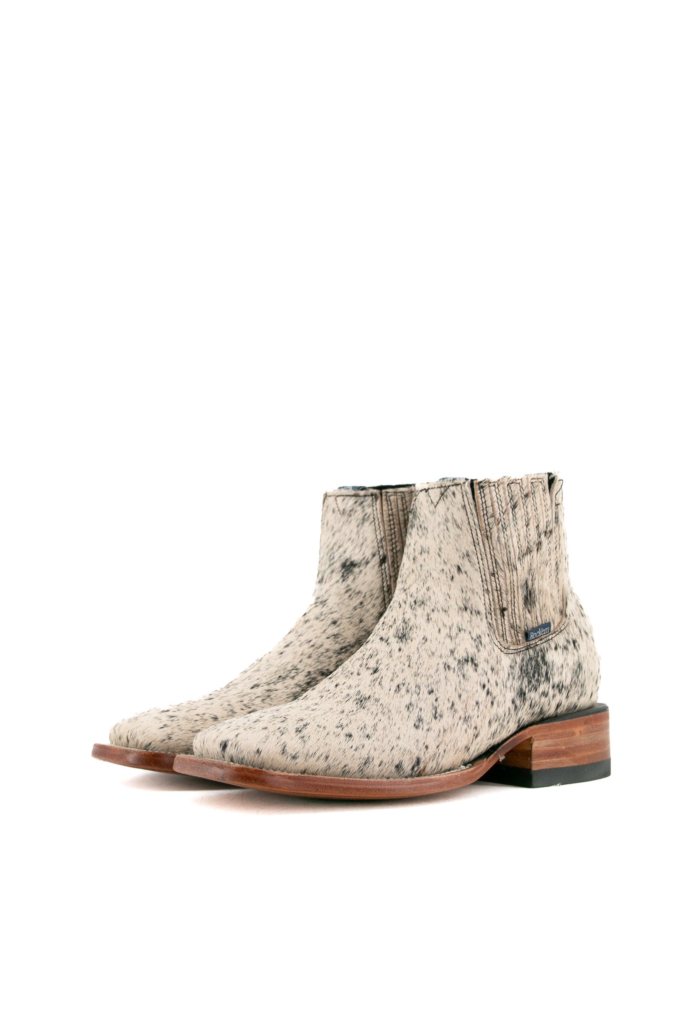 Women's Cowhide Square Toe Ankle Boots - Size 8, Comfortable & Stylish Western Booties for Fall/Winter | Perfect for Casual Outfits, Office Wear & Night Out