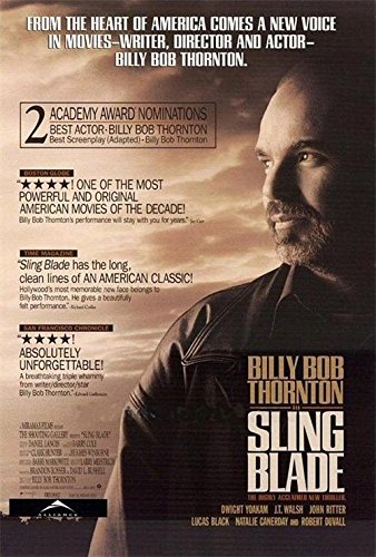 SLING BLADE 27x40 Original Movie Poster - Vintage Billy Bob Thornton Film Memorabilia - Perfect for Home Theater Decor & Collector's Display