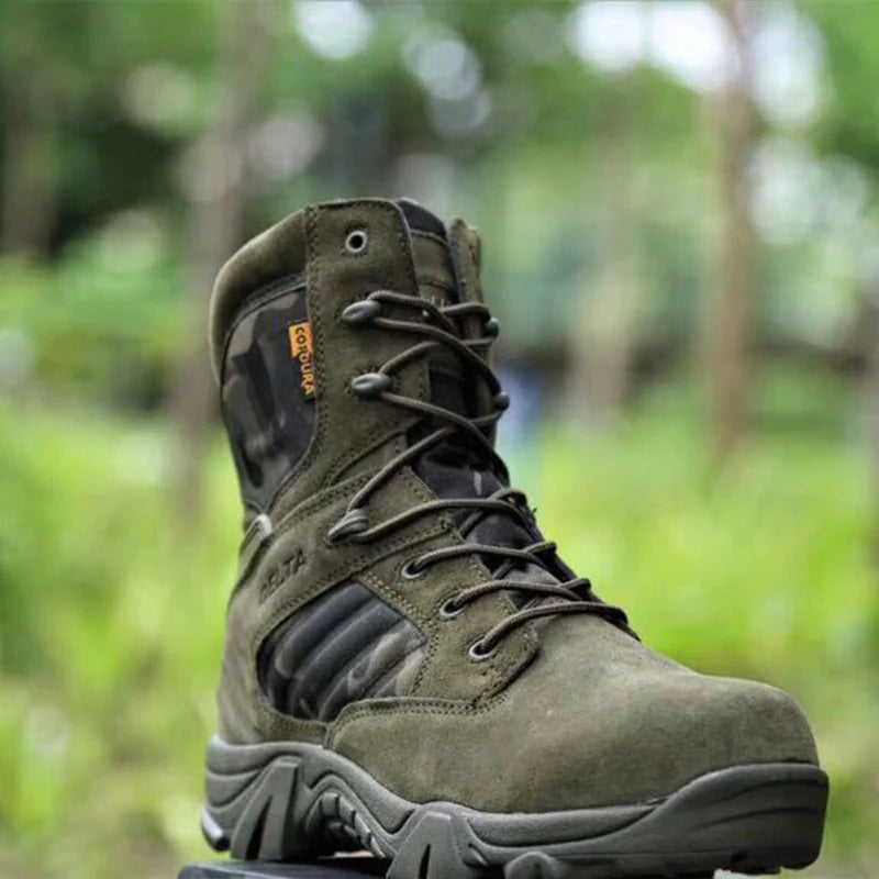 Men's Tactical Boots - Lightweight Military Combat Boots for Outdoor Hiking, Work & Duty Use - Durable Army Boots for Men