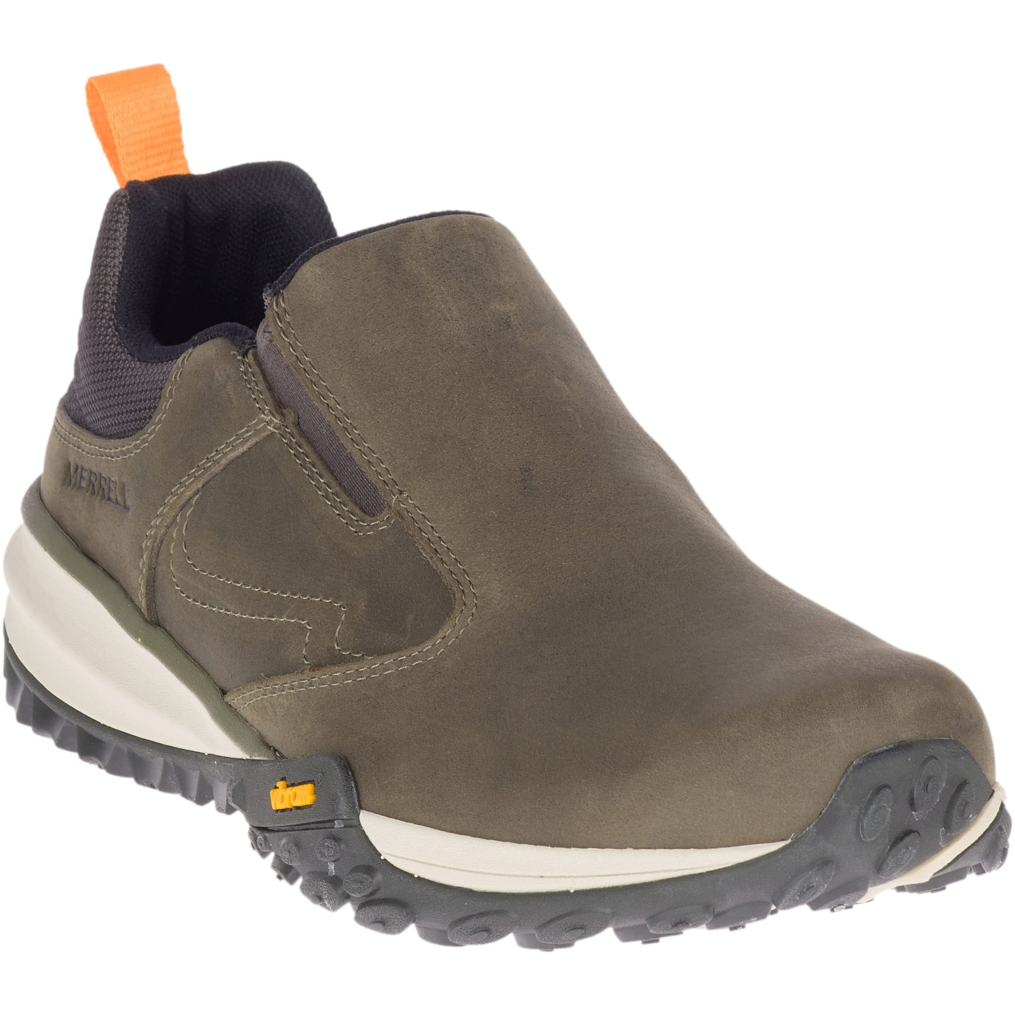 Merrell Men's Havoc Wells Moc Loafer - Comfortable Slip-On Shoes for Walking, Travel & Casual Wear - Water-Resistant Leather Moccasins for Men