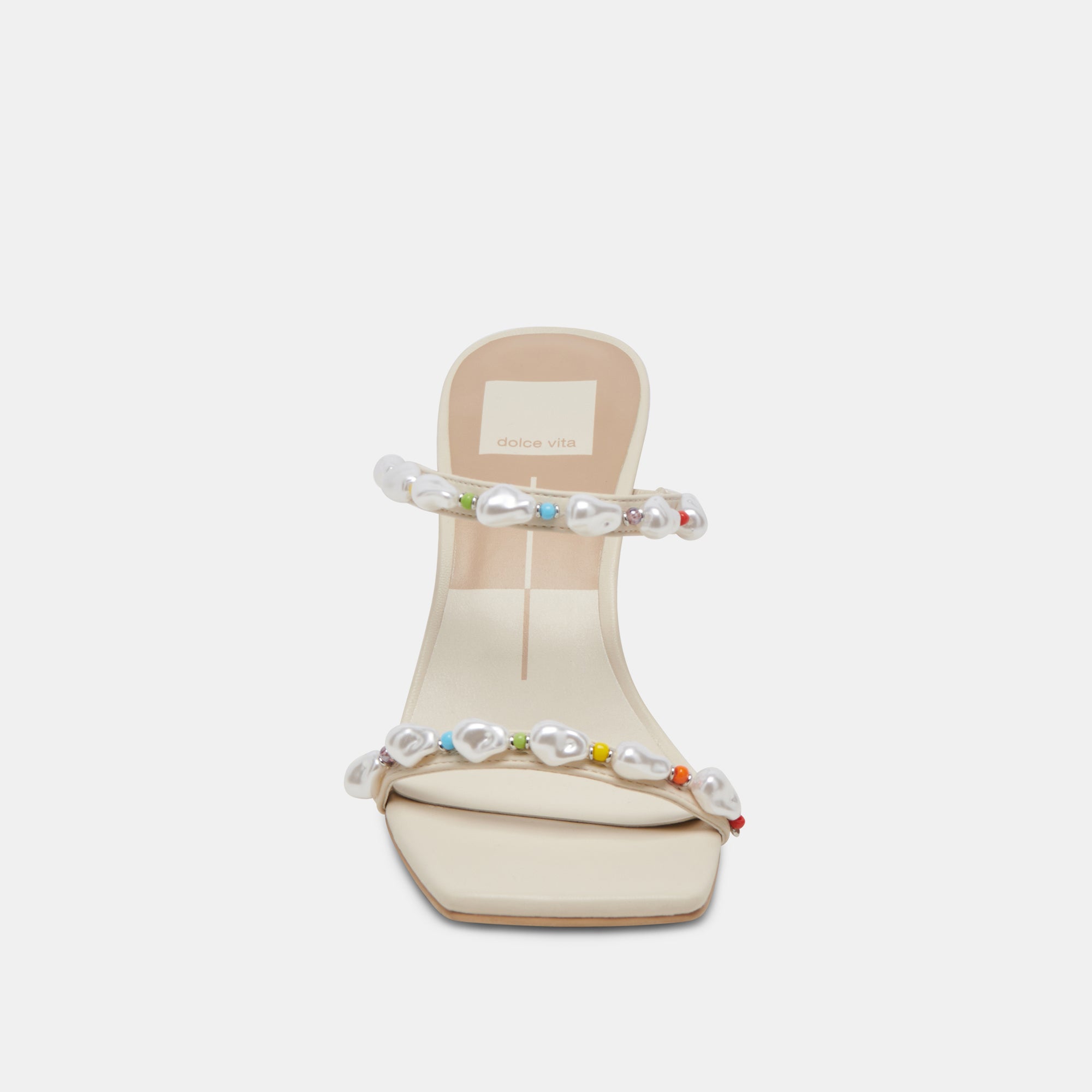 Naja Pride Heels with Rainbow Pearls - Stylish Women's High Heels for LGBTQ+ Pride, Parties, and Special Occasions
