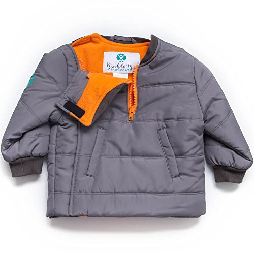 Buckle Me Baby Coats - Safe Winter Car Seat Jacket for Boys & Girls - Shark Tank Featured - Perfect for Cold Weather Travel & Outdoor Adventures