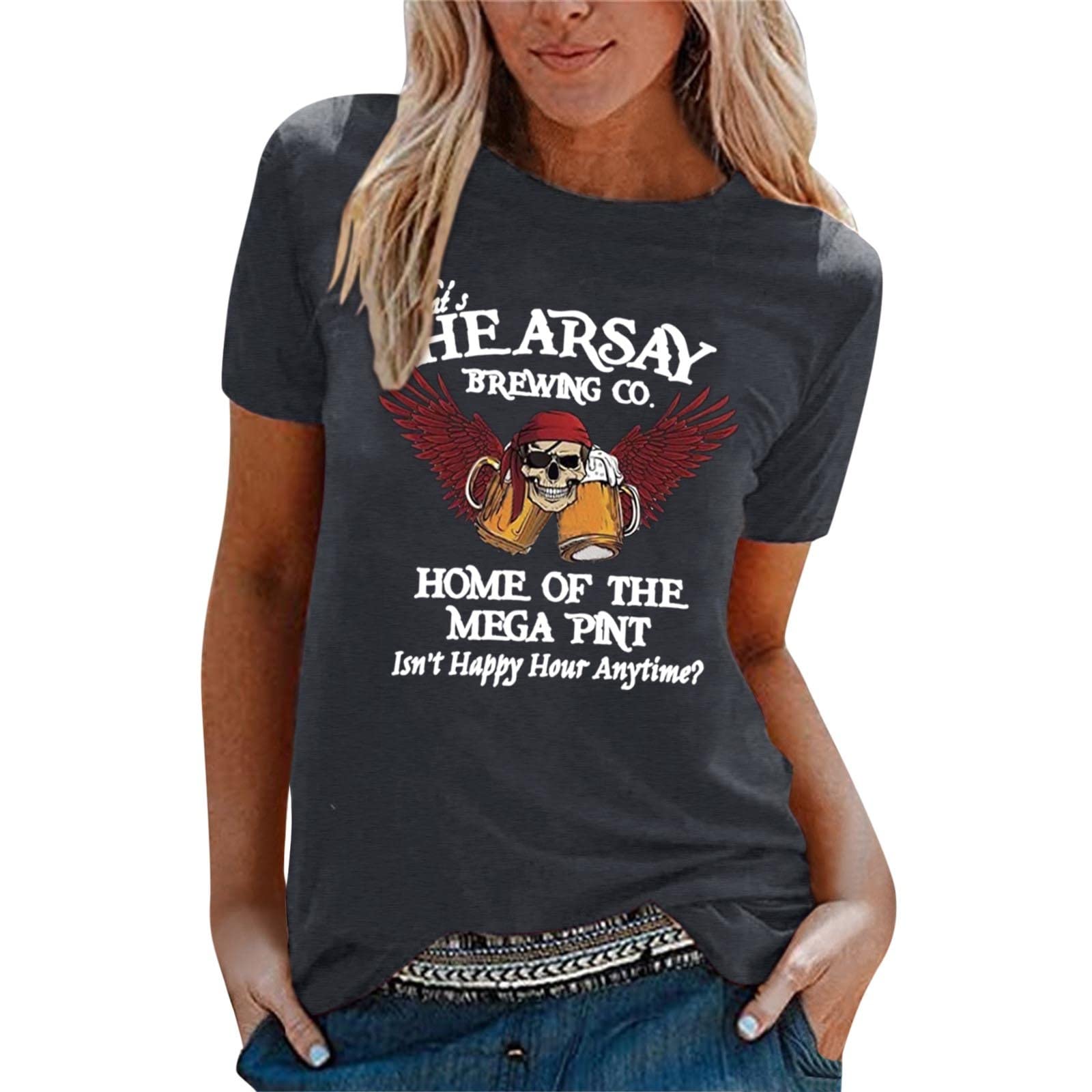 Funny Pattern Oversized T-Shirts for Women - Casual Short Sleeve Cute Everyday Tops with Sheer Mesh Design | Perfect for Summer Outfits, Lounge Wear & Street Fashion