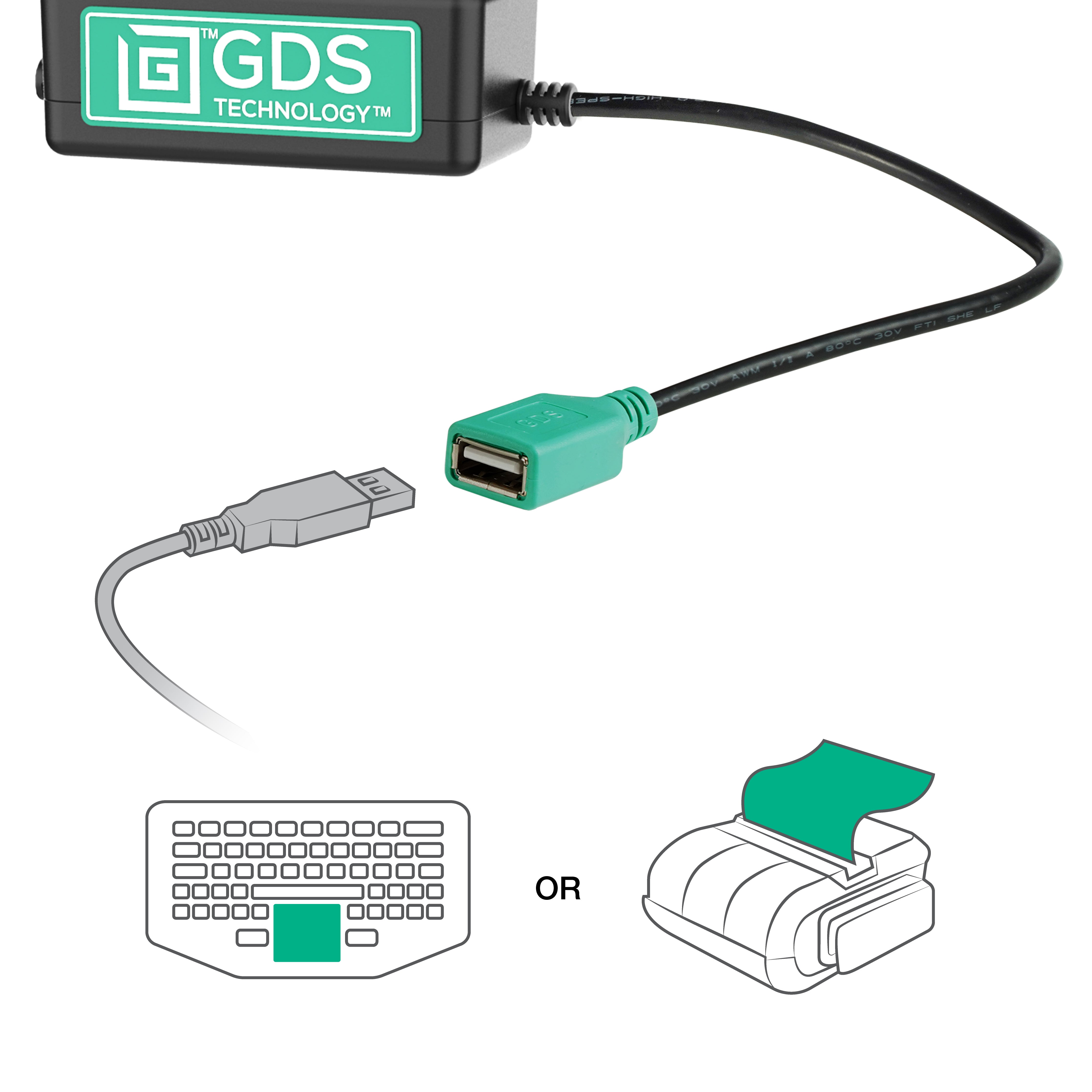 GDS® Tough Dock™ + Single USB A Charging Dock for Samsung Tab A9 & A7 Lite 8.7