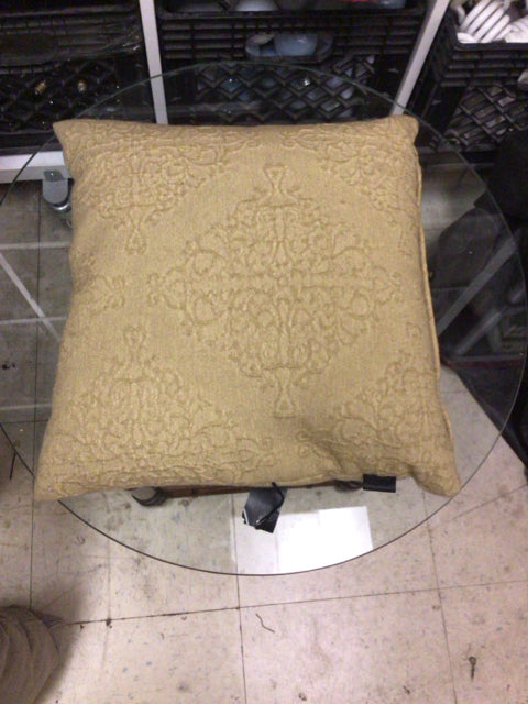 Bo Concepts Mustard Yellow Decorative Throw Pillow - Soft & Stylish Cushion for Sofa, Bed, and Home Decor