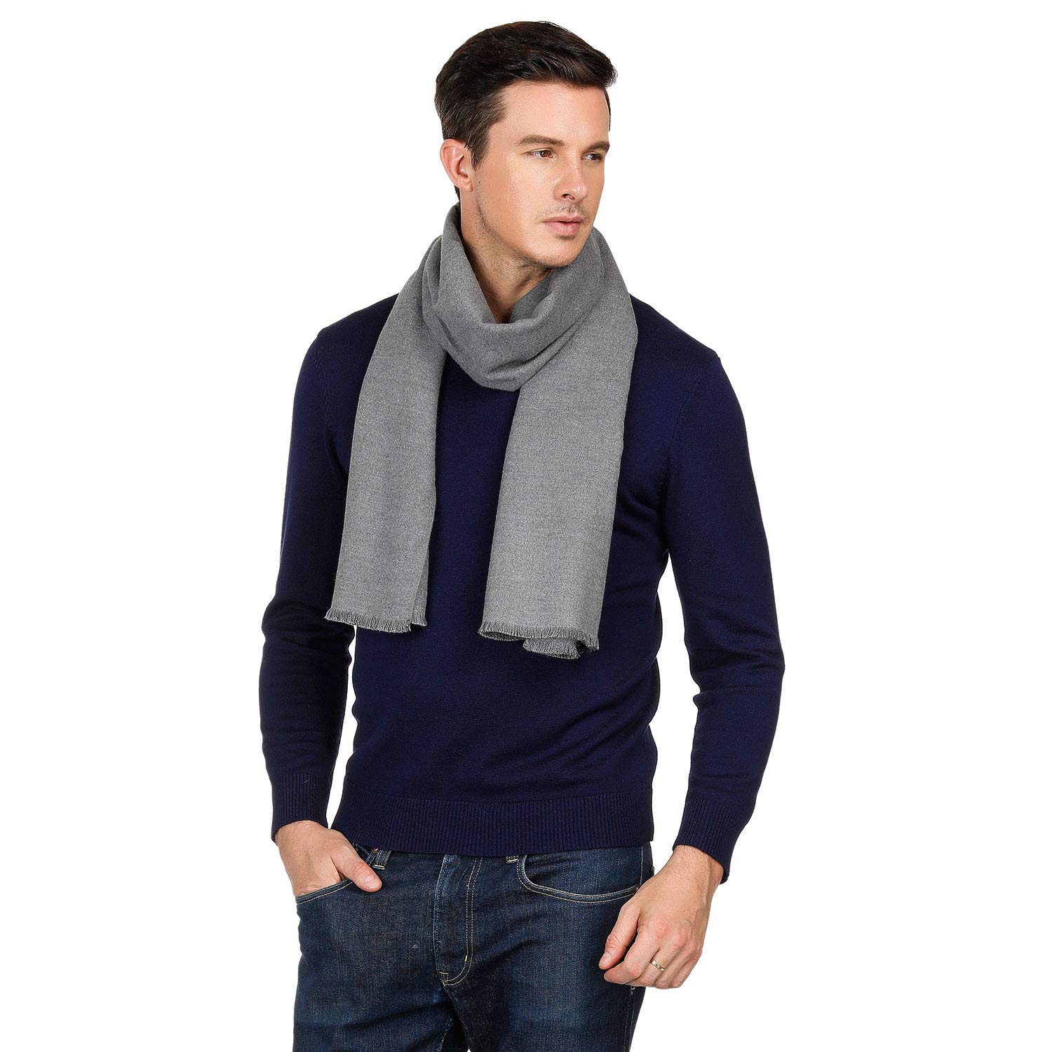Men's Long Warm Winter Scarf - Soft & Stylish Fashion Scarves for Men & Boys - Perfect Christmas Gift for Cold Weather, Outdoor Activities & Holiday Gifting