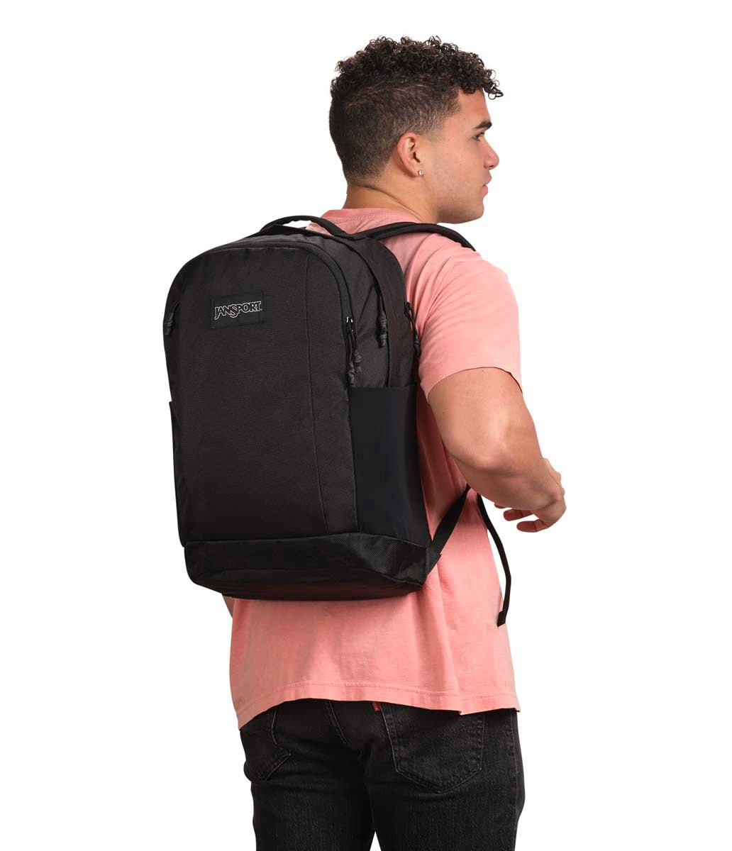 JanSport Inbound Pack Backpack - Lightweight Durable School & Travel Backpack for Men & Women, Water-Resistant Laptop Bag with Multiple Pockets (Black) - Perfect for College, Commuting & Outdoor Adventures