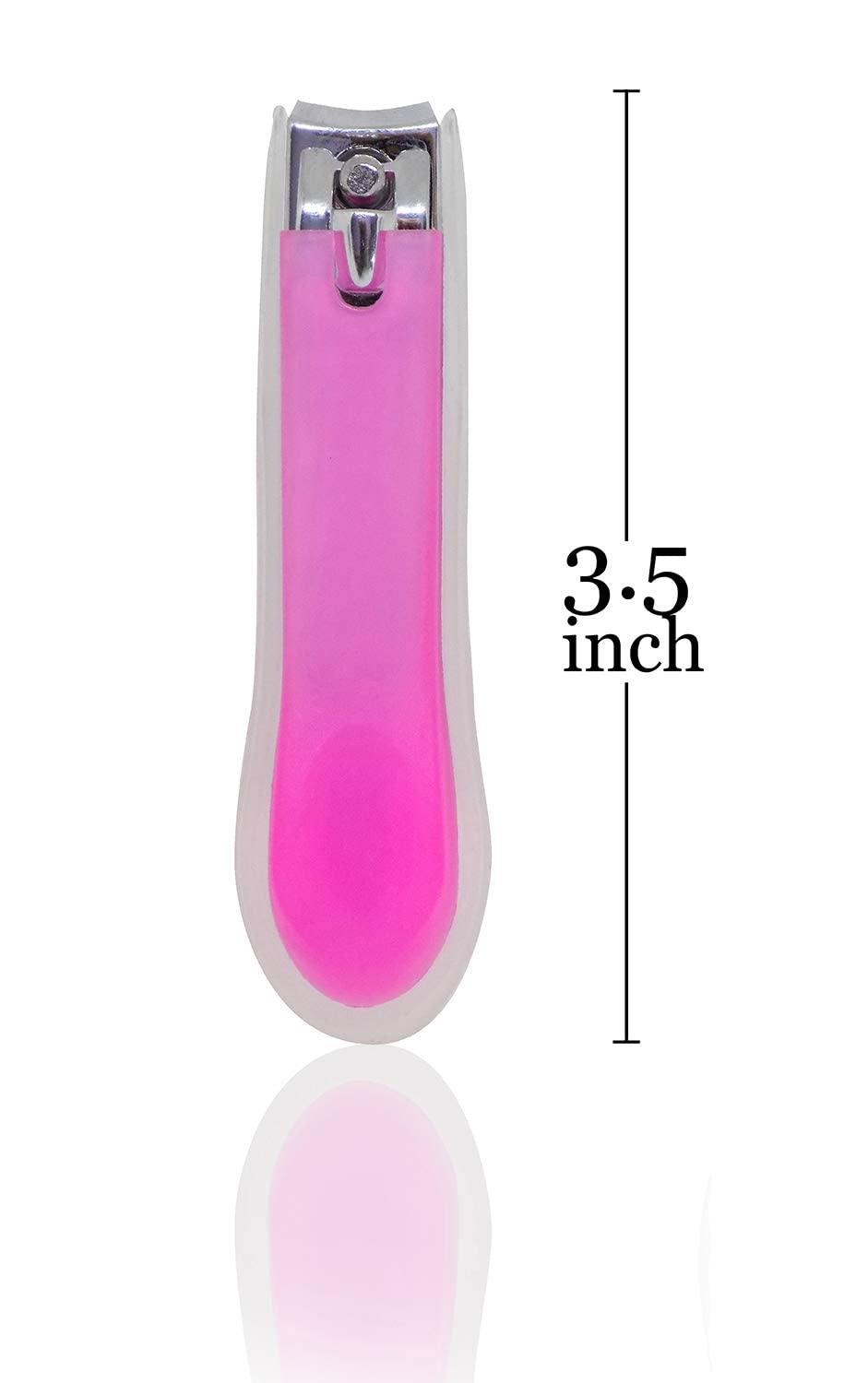 Professional Nail Clipper Set of 2 - Sharp Stainless Steel Nail Trimmers for Adults & Kids - Perfect for Home, Travel, and Salon Use