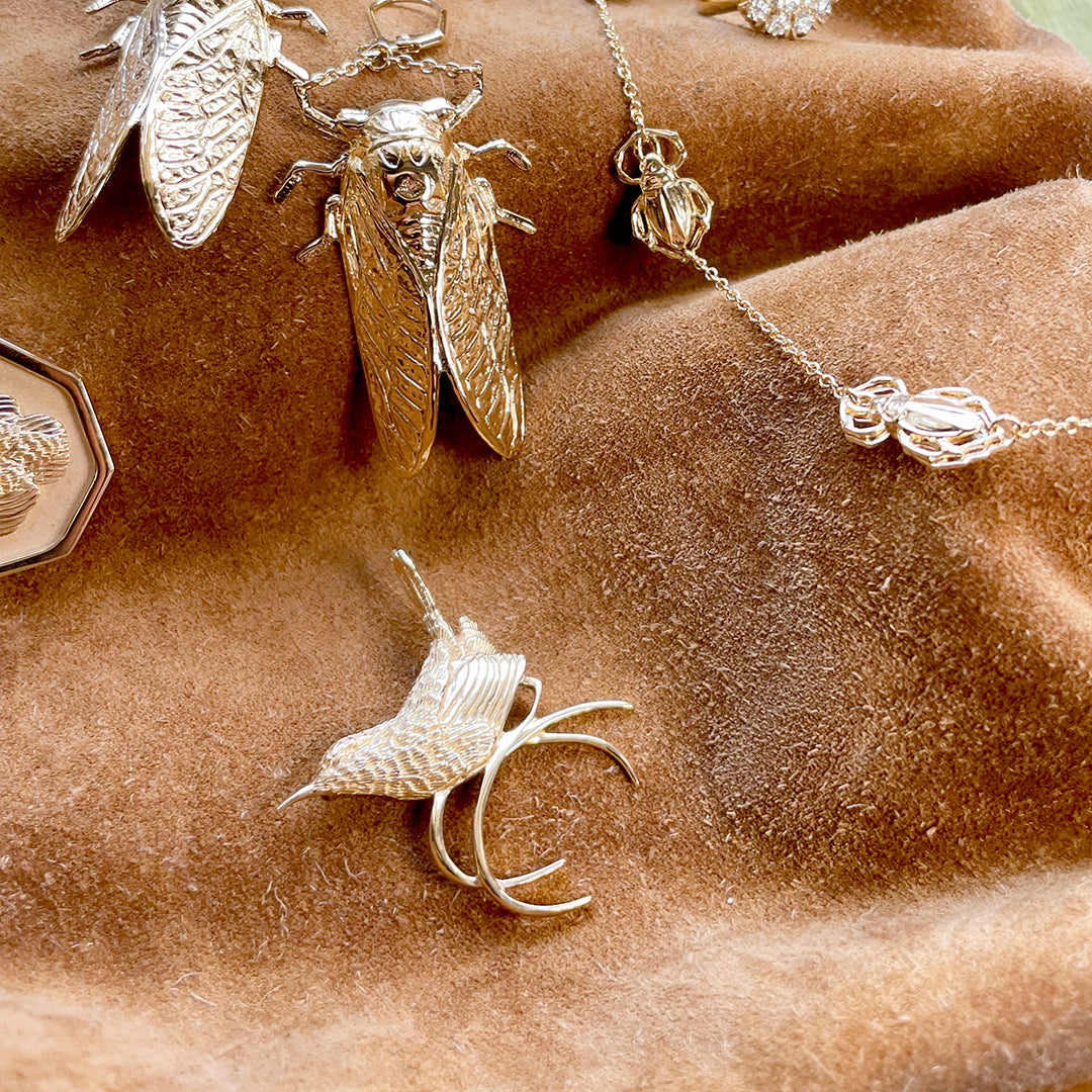Sterling Silver Carolina Wren Pin & Pendant - Handcrafted Bird Jewelry for Women - Perfect Gift for Nature Lovers & Bird Enthusiasts - Ideal for Casual Wear, Special Occasions & Collectors