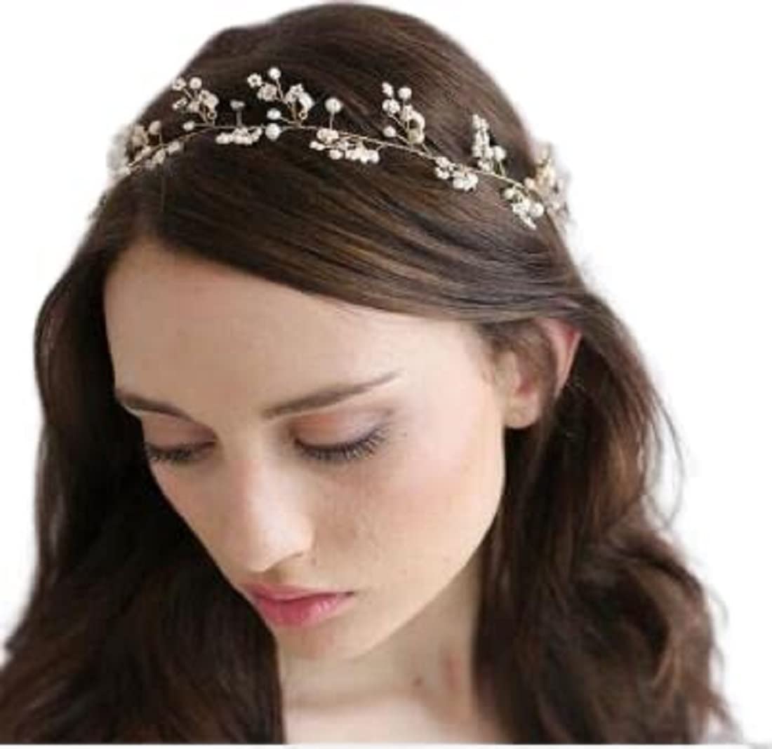 Elegant Sarpa Floral Wedding Hair Pin - Bridal Hair Accessories for Women - Perfect for Weddings, Prom & Special Occasions