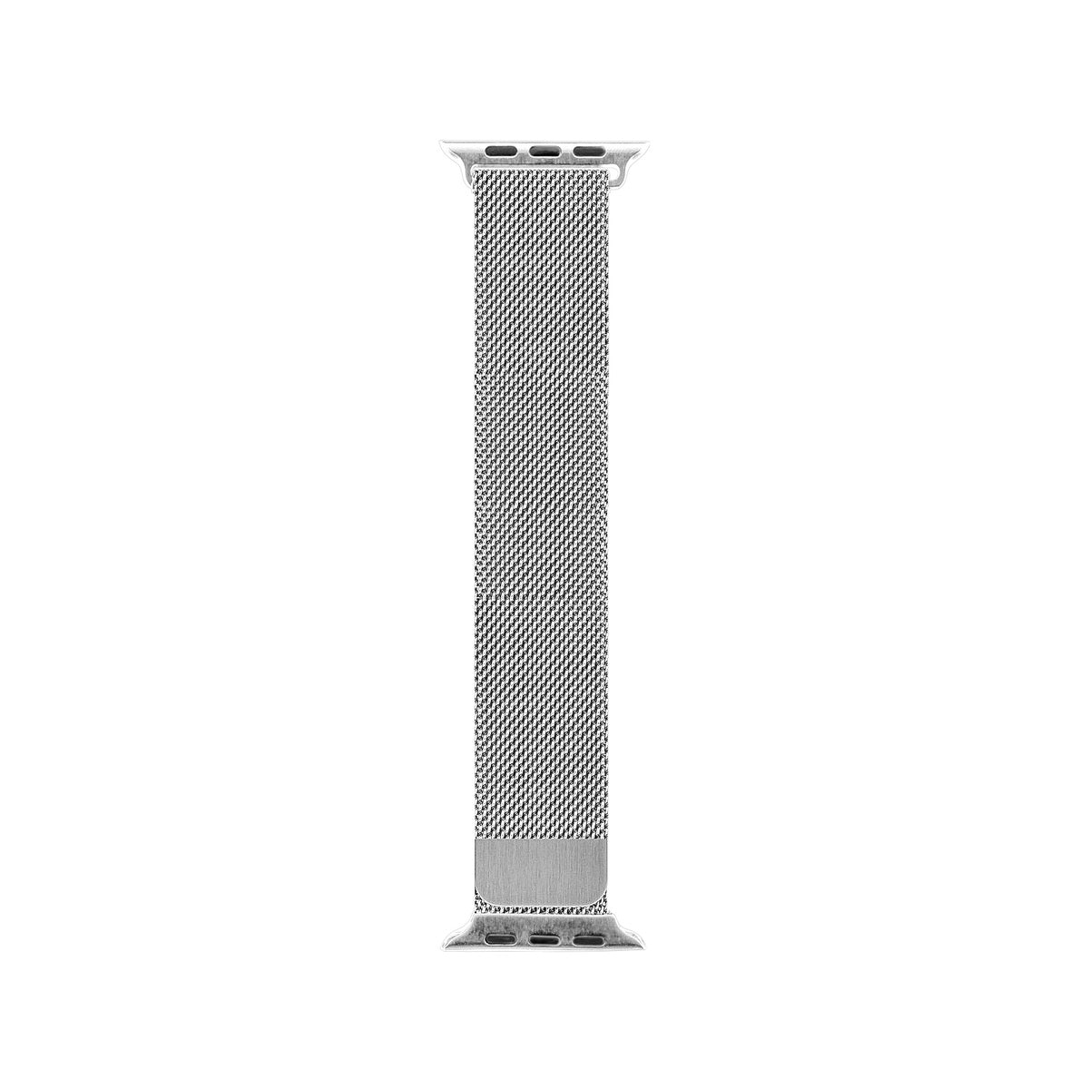 3sixT Stainless Steel Mesh Band for Apple Watch Series 6/7/8/9 & SE (38mm/41mm) - Silver | Adjustable Magnetic Closure | Premium Replacement Strap for Workout, Business & Daily Wear