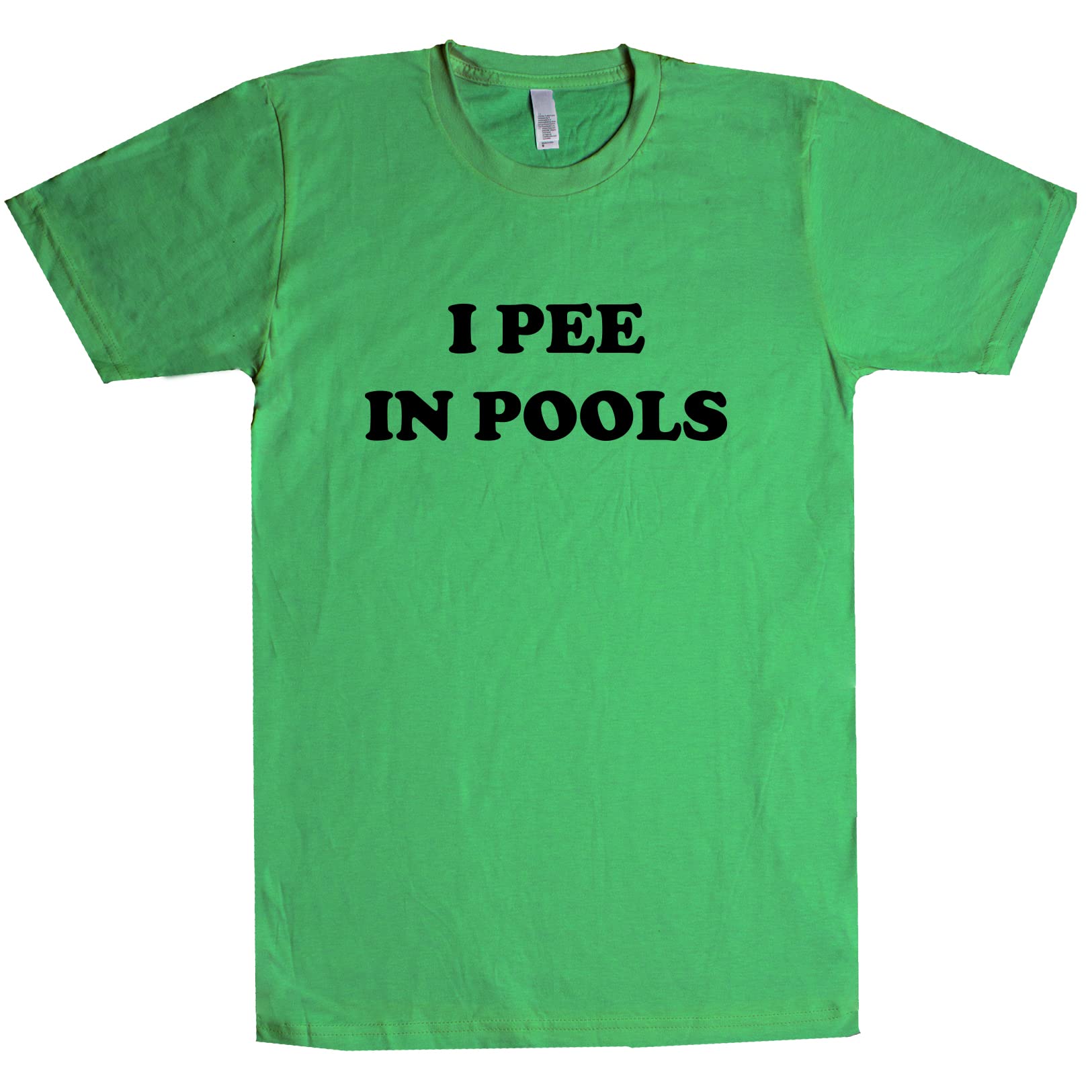 Funny I Pee in Pools Unisex T-Shirt - Humorous Swimming Pool Joke Graphic Tee for Men & Women - Perfect for Beach Parties, Poolside Lounging and Summer Vacations