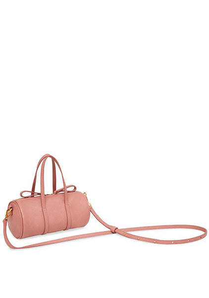 Mini Pebble Duffle Bag in Blush - Compact Travel Duffel for Gym, Weekend Trips & Carry-On Luggage