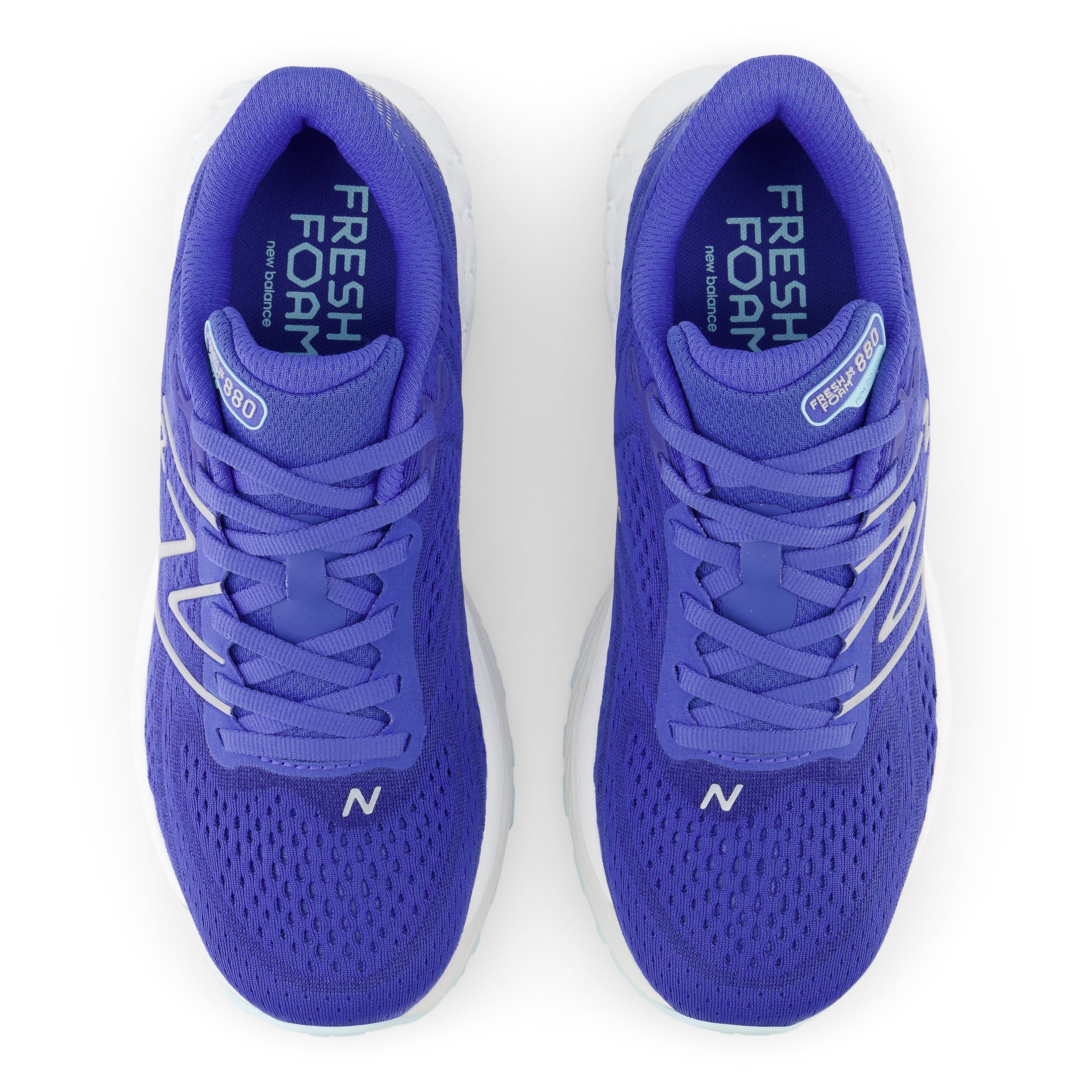 Women's New Balance Fresh Foam X 880v13 Wide Running Shoes - Marine Blue/Bright Cyan - Lightweight Cushioned Sneakers for Jogging, Walking & Gym Workouts