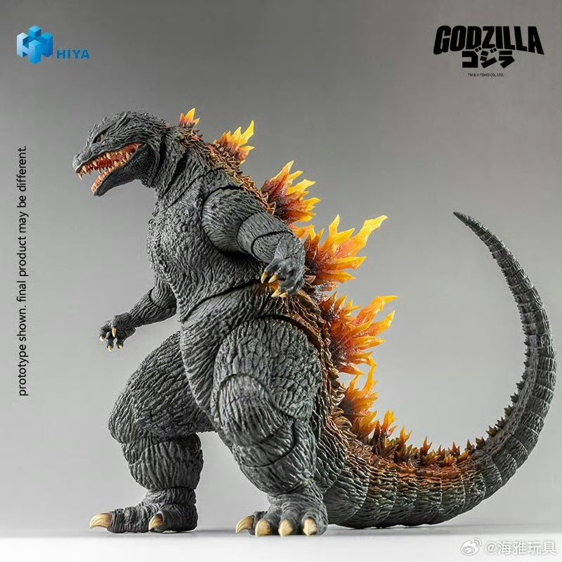 HIYA 7-inch 18cm Godzilla 2000 Heat Ray Action Figure - Exquisite Collectible Toy for Movie Fans & Display | Perfect for Home Decor, Gift Giving & Anime Collections