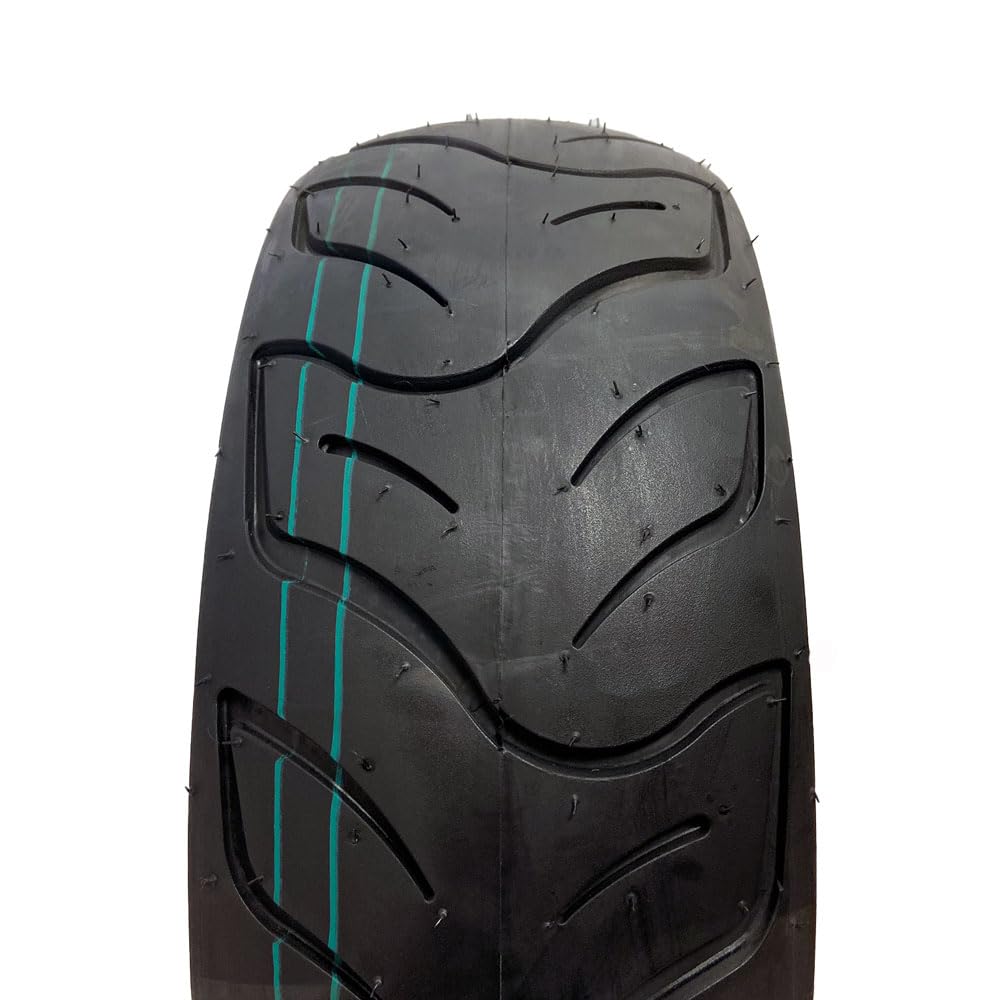 MMG Set of 2 Tubeless Motorcycle Tires 130/60-13 for Scooter & Moped - Front or Rear Wheel Replacement | Perfect for City Commuting & Daily Rides