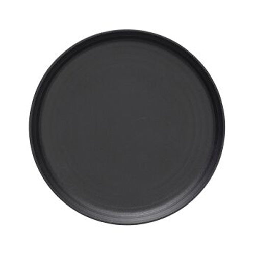 Ariane 020560 Artisan Coupe Plate - Set of 12, 8.25 Inch Black Dazzle Dinner Plates for Restaurants, Catering & Elegant Dining | Dishwasher Safe & Durable