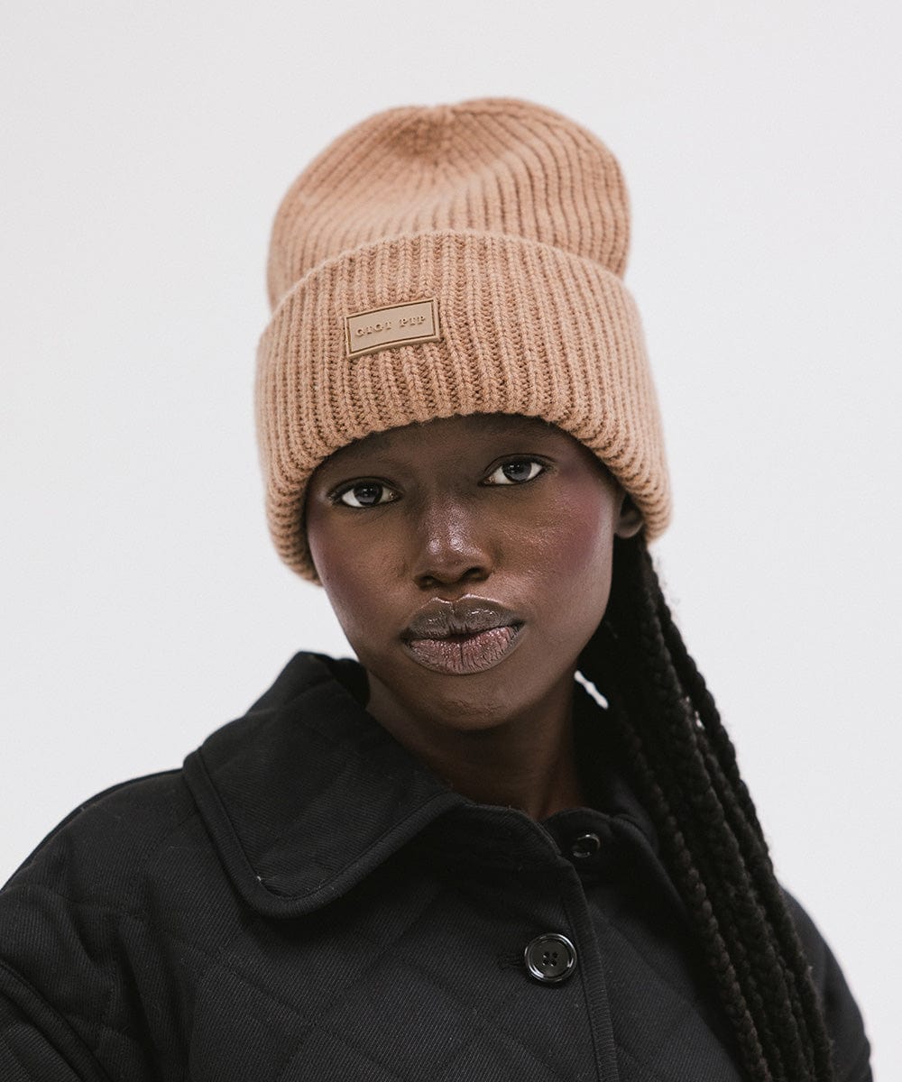 Gigi Merino Wool Beanie Hat for Women - Soft & Warm Winter Knit Cap - Perfect for Skiing, Hiking & Outdoor Activities