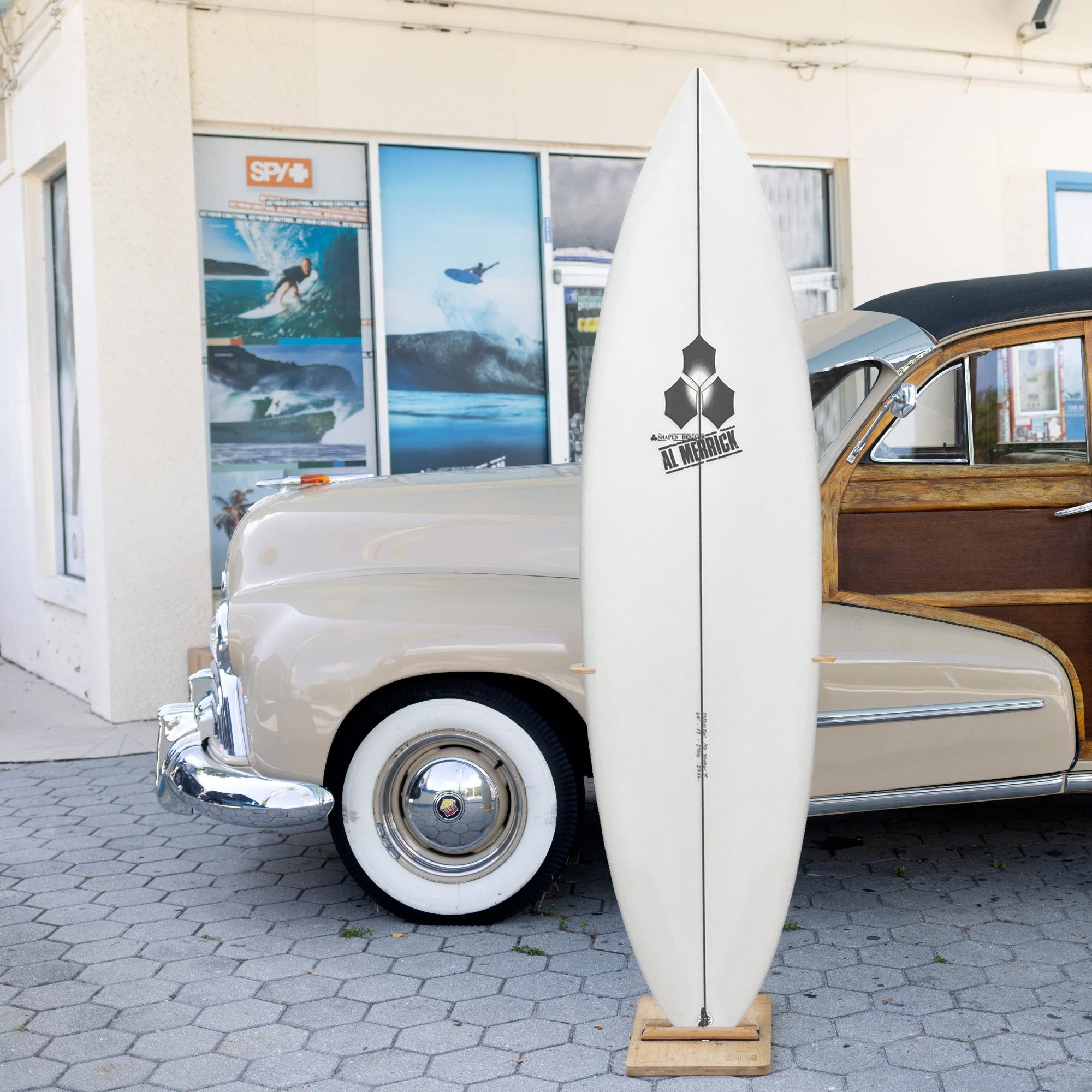 Channel Islands Happy Traveler 6'8 Surfboard with FCS II Fin System - Perfect for Travel, Wave Catching & All-Around Surfing Adventures