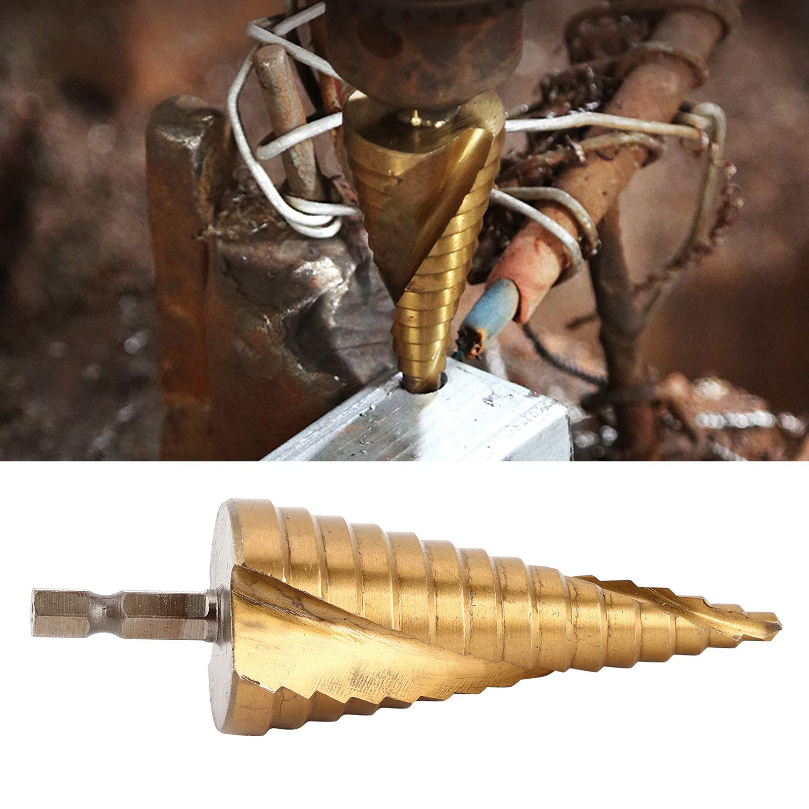 X-Shaped Step Drill Bit Set - High Speed Steel Multi-Purpose Drill Bits for Metal, Wood, Stainless Steel & Plastic (4mm-20mm) | Professional Tool for DIY Projects, Home Repairs & Metalworking