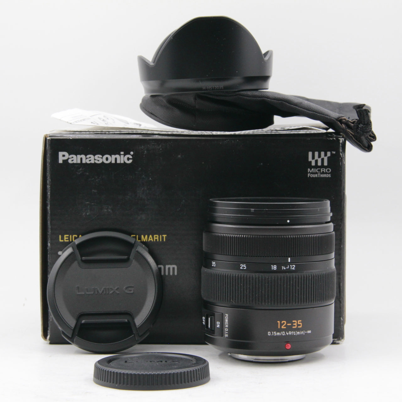 Panasonic Leica DG Vario-Elmarit 12-35mm f/2.8 ASPH. POWER O.I.S. Lens - Excellent Open Box Condition - Perfect for Travel Photography & Professional Videography