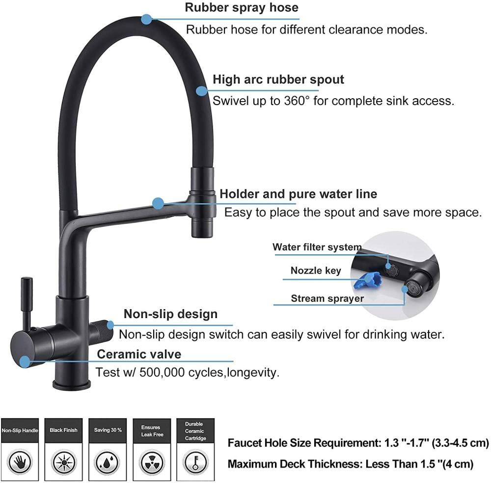 360° Rotating Brass Kitchen Sink Mixer Tap with Crockery Shower - High-Quality Drinking Water Faucet for Modern Home & Restaurant Use