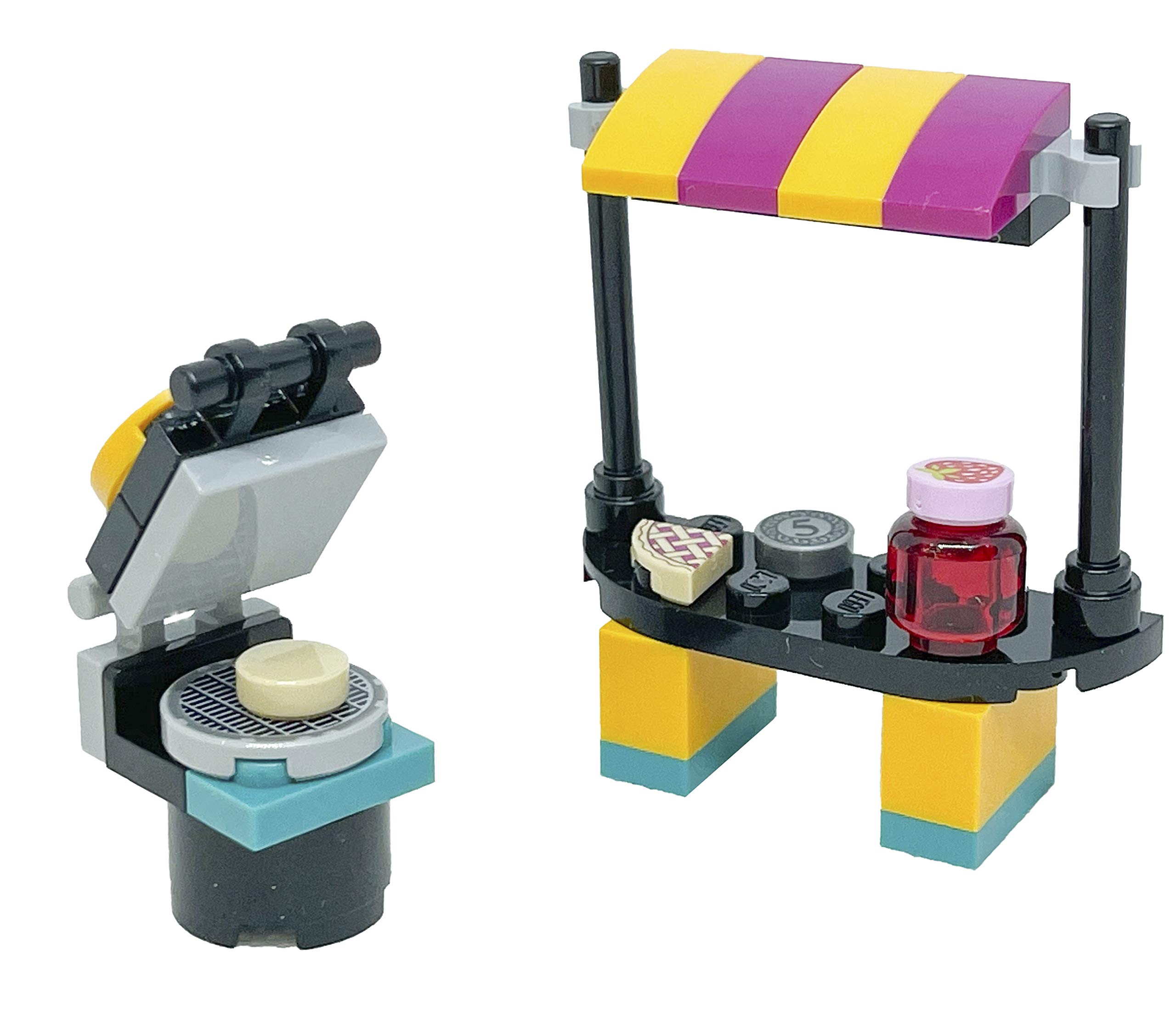 LEGO Friends Andrea's Waffle Booth Accessory Set - 29 Piece Building Toy for Kids, Creative Play & Collectible Mini Dollhouse Decor | Birthday Gift for Girls Ages 6+ | Perfect for Role Play, Display & LEGO City Scenes