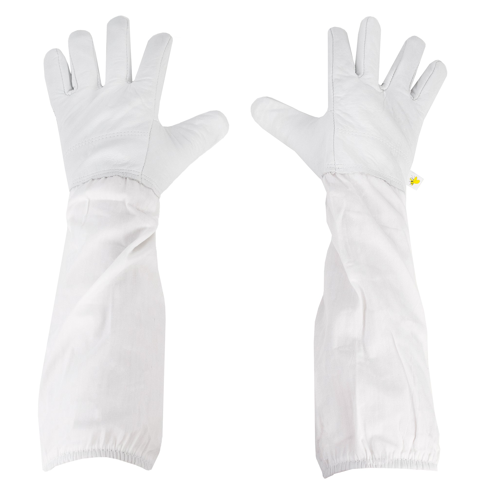Premium Beekeeping Gloves - Durable Leather Hand Protection for Beekeepers - Ideal for Hive Inspection & Honey Harvesting