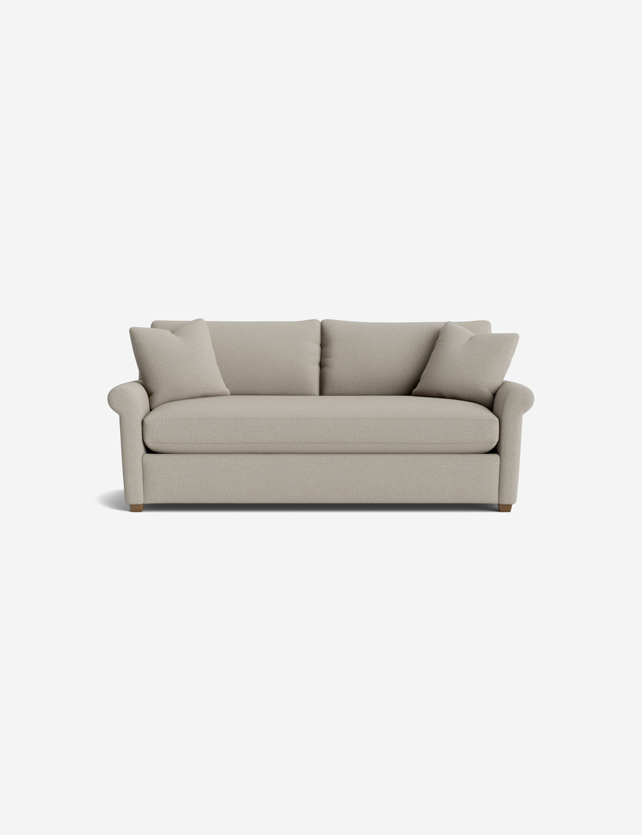 Everdeen Sofa - Modern Comfortable 3-Seater Couch for Living Room, Home Theater & Office - Soft Fabric Upholstery with Sturdy Wooden Frame - Perfect for Relaxing, Entertaining & Small Spaces