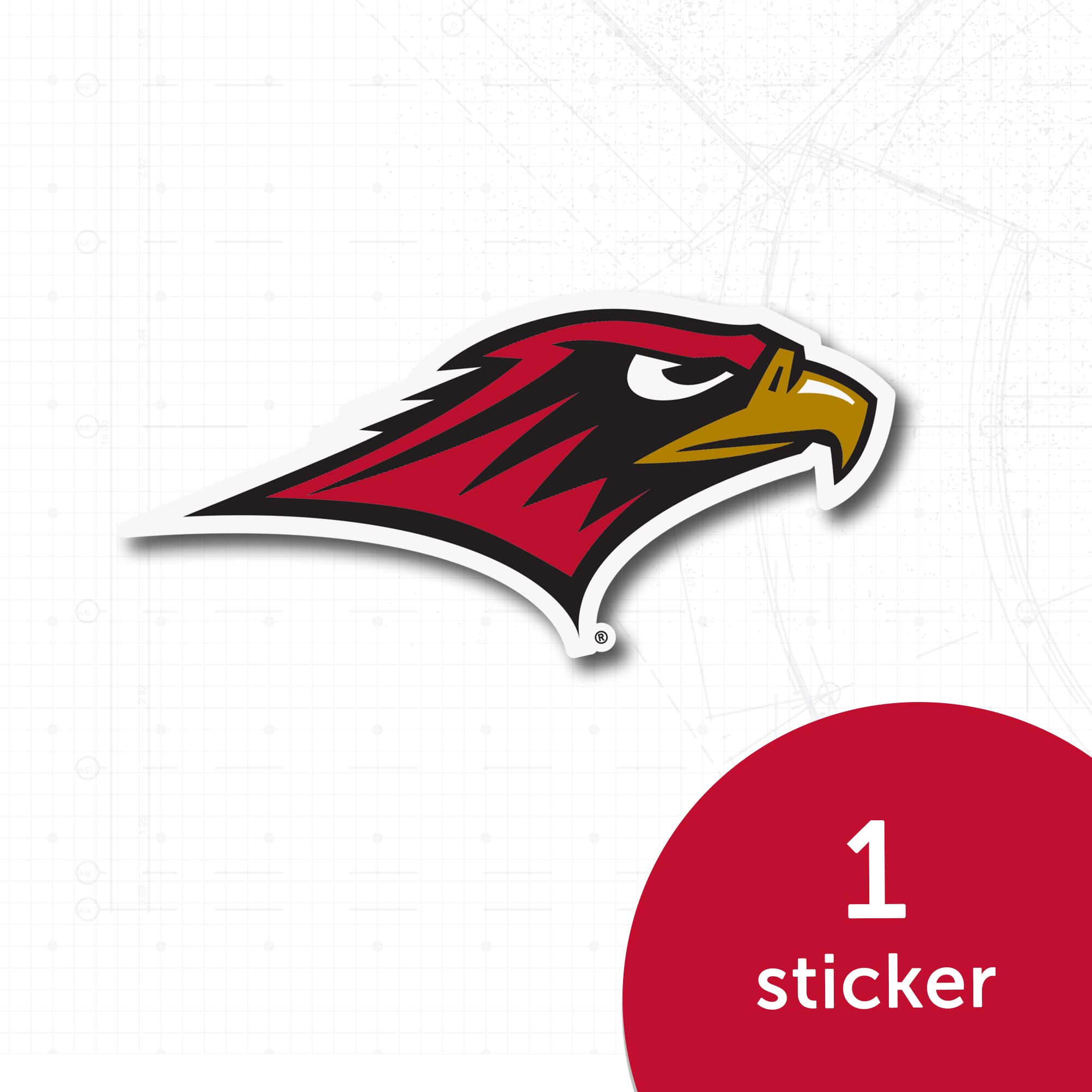 Seattle University Redhawks Desert Cactus Vinyl Decal Sticker - Waterproof Laptop, Car, Water Bottle, Scrapbook Decor - Perfect for College Dorm, School Spirit, and Fan Gifts (IND 00025A)