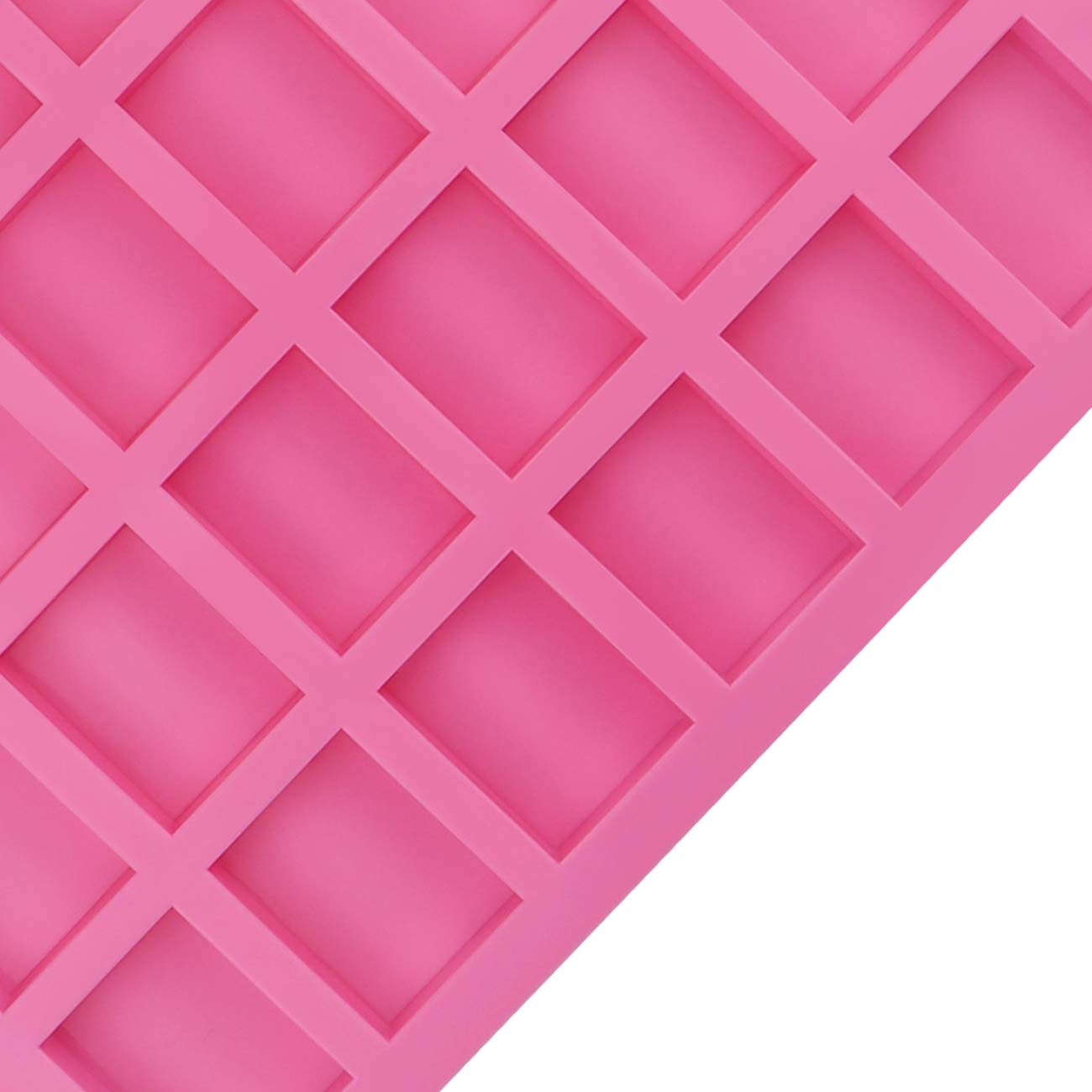 24-Cavity Rectangle Silicone Candy Mold for Caramel, Chocolate Truffles, Whiskey Ice Cubes & Fondant - Perfect for Baking, Candy Making, Cocktail Ice & DIY Desserts