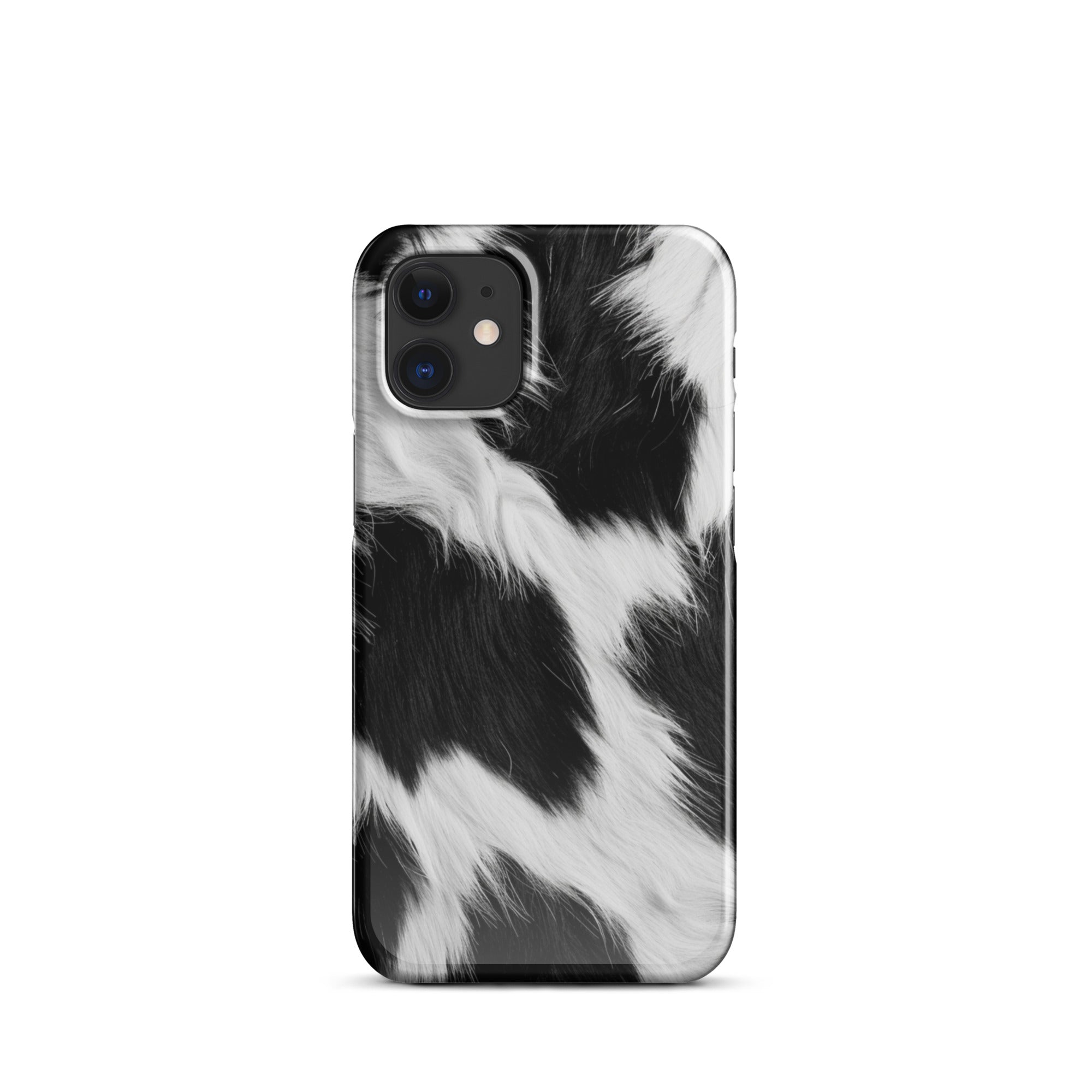 Cow Print iPhone Snap Case - Trendy Animal Design Protective Cover for iPhone 11/12/13/14/15 Pro Max - Perfect for Farm Lovers & Country Style Accessories