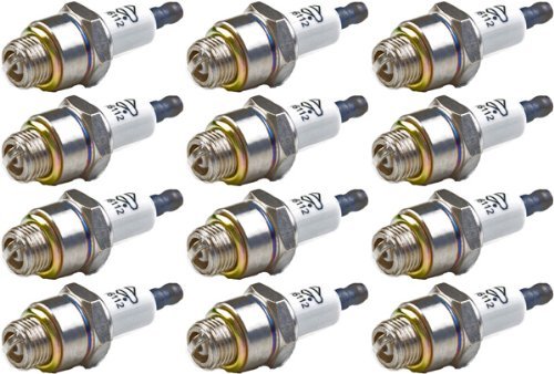 Briggs and Stratton 796112 Pack of 12 RJ19LM Spark Plugs - Compatible with Lawn Mowers, Generators & Small Engines