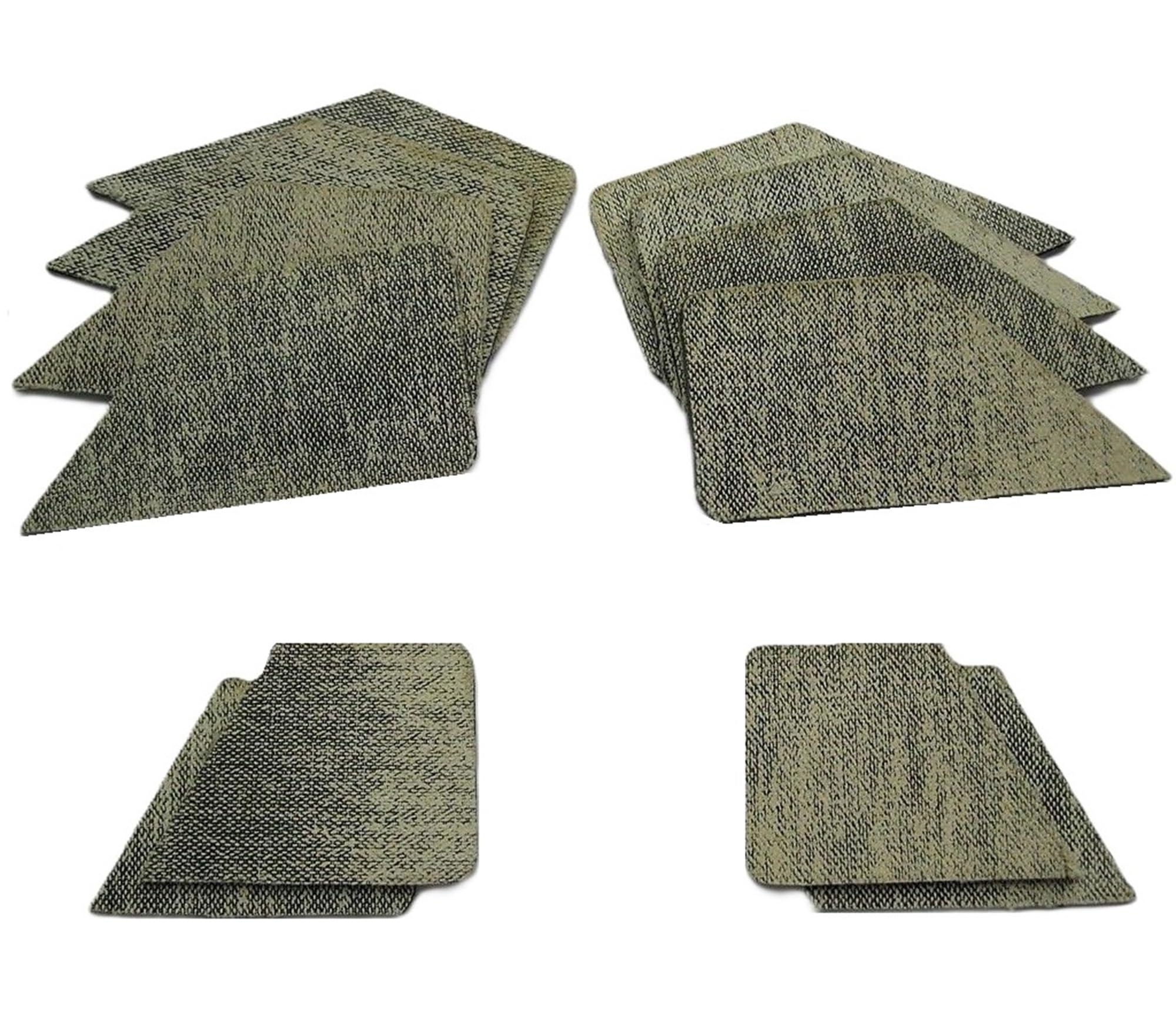 Premium 12-Piece Billiards Pool Table Cushion Facings & Rail Bumpers Set - Durable Replacement Parts for Home Game Rooms & Professional Pool Halls
