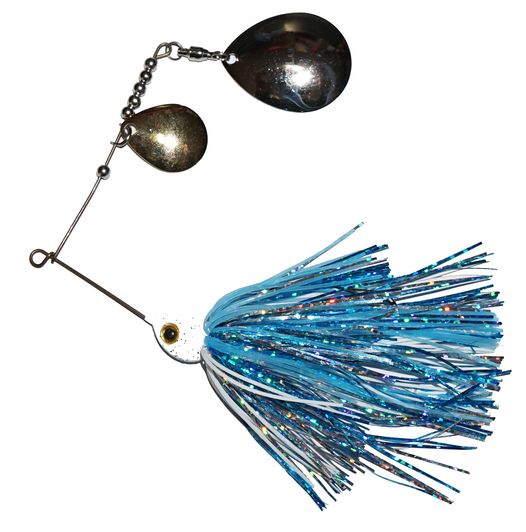 C.S. Lures 3/8oz Colorado Spinnerbait - Premium Bass Fishing Lures for Freshwater & Saltwater - Perfect for Bass, Walleye, and Pike Fishing