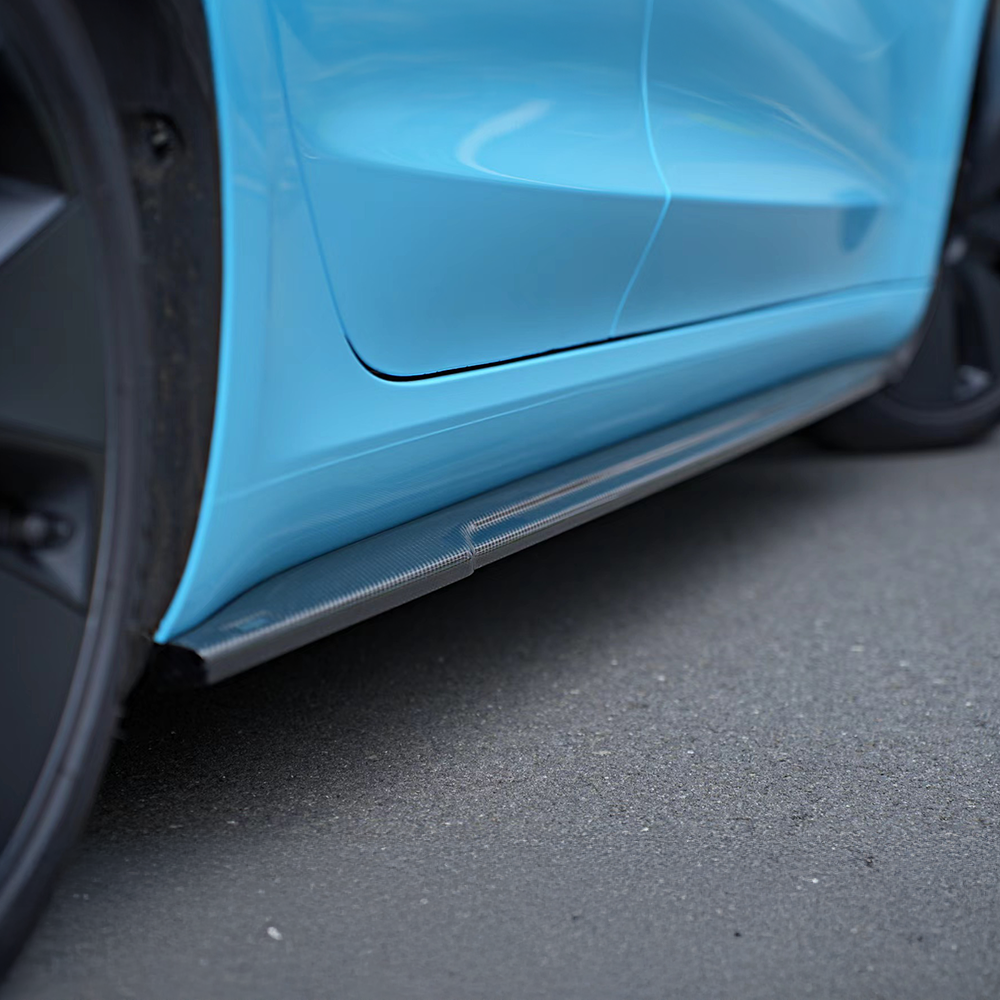 Premium Real Carbon Fiber Front Lip Spoiler for 2024+ Tesla Model 3 (Standard/Long Range) - OEM Fit, Aerodynamic Enhancement | Sporty Styling & Performance Upgrade for Daily Driving & Track Use