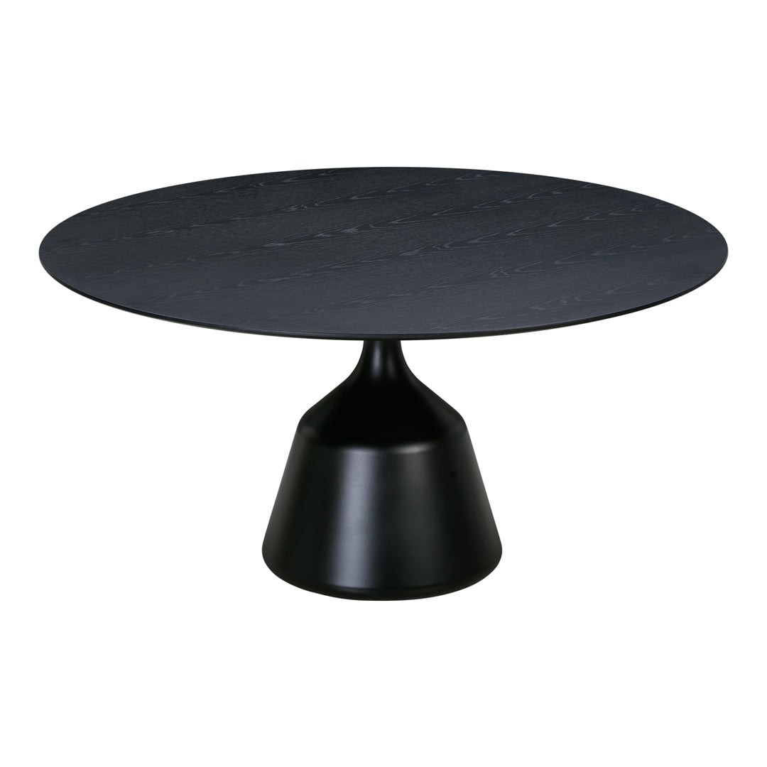 Modern Round Coin Dining Table - Elegant Metal & Glass Top for Kitchen, Dining Room, or Breakfast Nook - Perfect for Small Spaces & Contemporary Home Decor