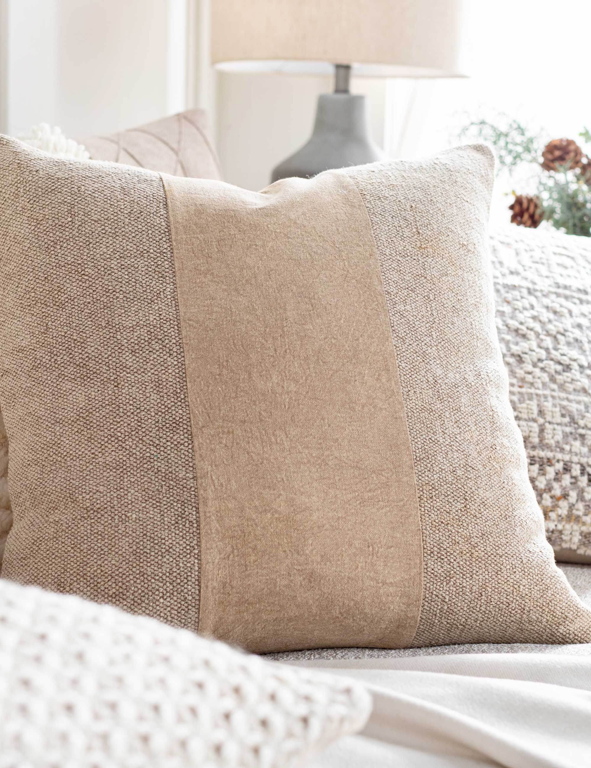 Angie Pillow - Ultra Soft & Comfortable Decorative Throw Pillow for Couch, Bed, Sofa - Perfect for Home Decor, Living Room, Nursery & Office
