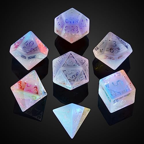 Sandblasted Prism Glass