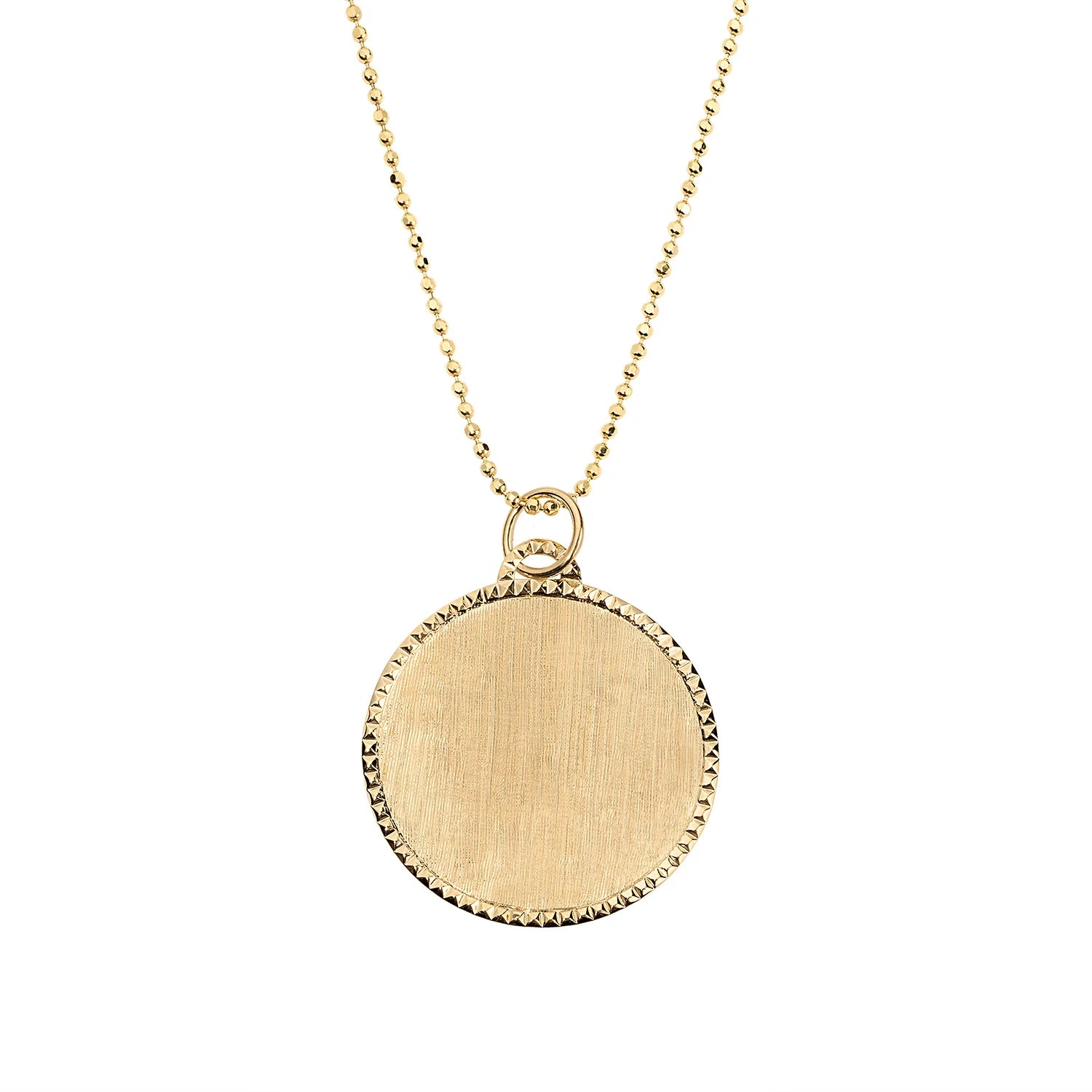 Devon Woodhill Deluxe Disc Charm - Elegant Stainless Steel Pendant Necklace for Women | Perfect for Gifts, Parties & Everyday Wear