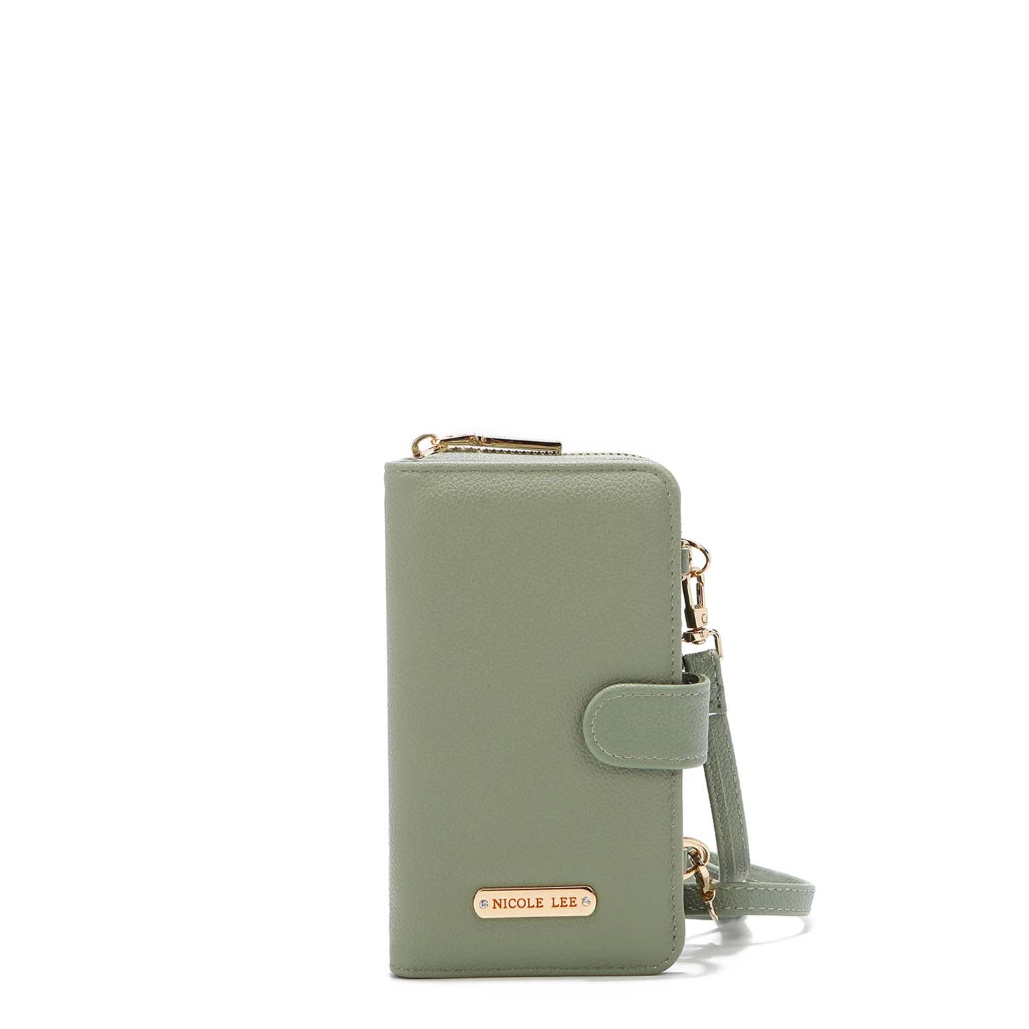 2-Piece Solid Phone Case with Crossbody Wallet - Stylish & Secure for iPhone & Samsung - Perfect for Travel, Shopping & Everyday Use