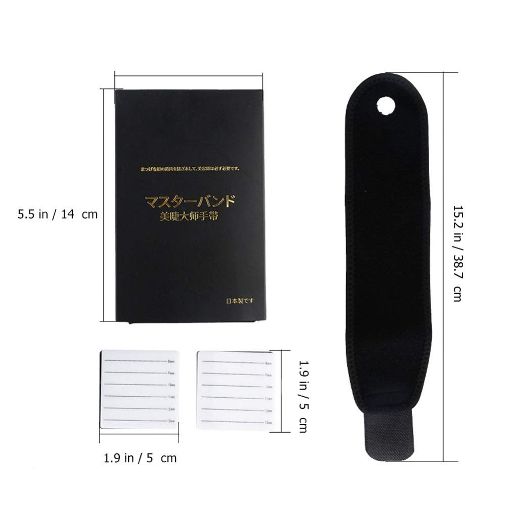 Beaupretty Professional Eyelash Extension Tool Kit - Grafting Eyelash Tool Set with Lash Tray, Strip Holder & Hand Strap - Essential Lash Extension Accessories for Salon & Home Use